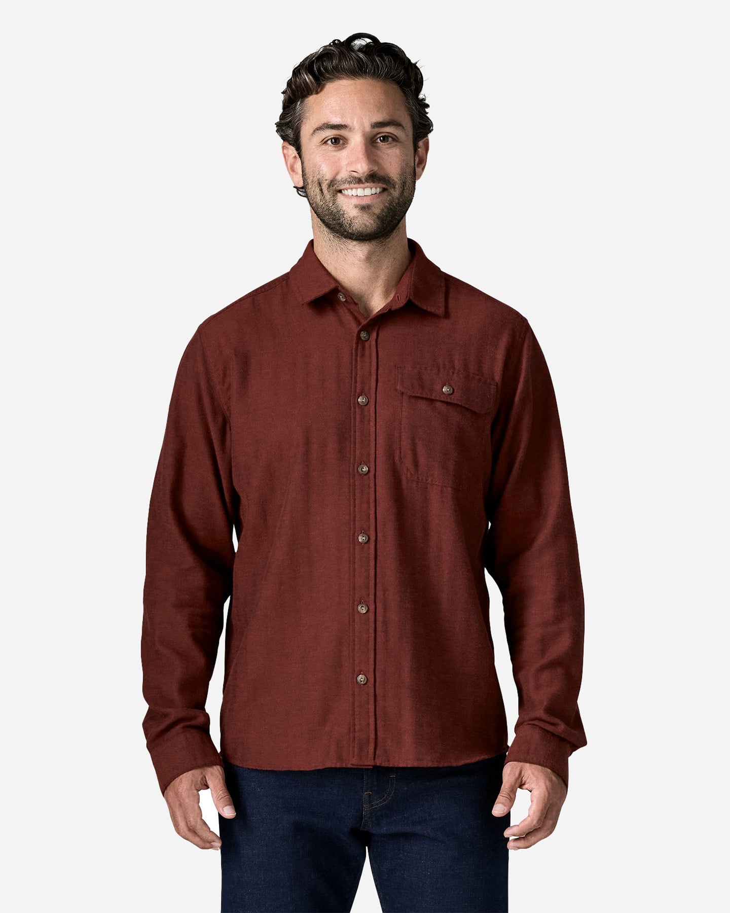 Camicia PATAGONIA FJORD FLANNEL M - Rosso - 1 | Cisalfa Sport