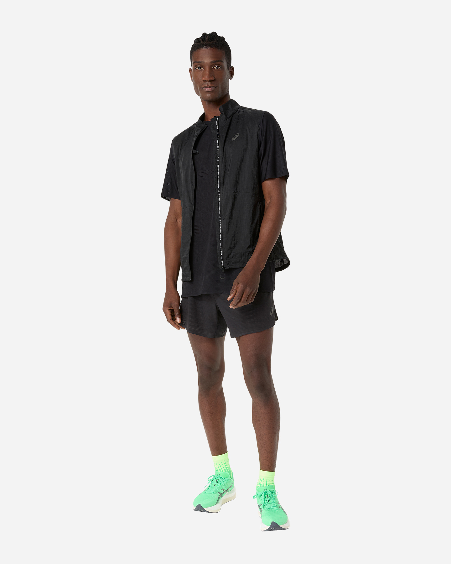 Short running ASICS METARUN 5IN M - Nero - 2 | Cisalfa Sport