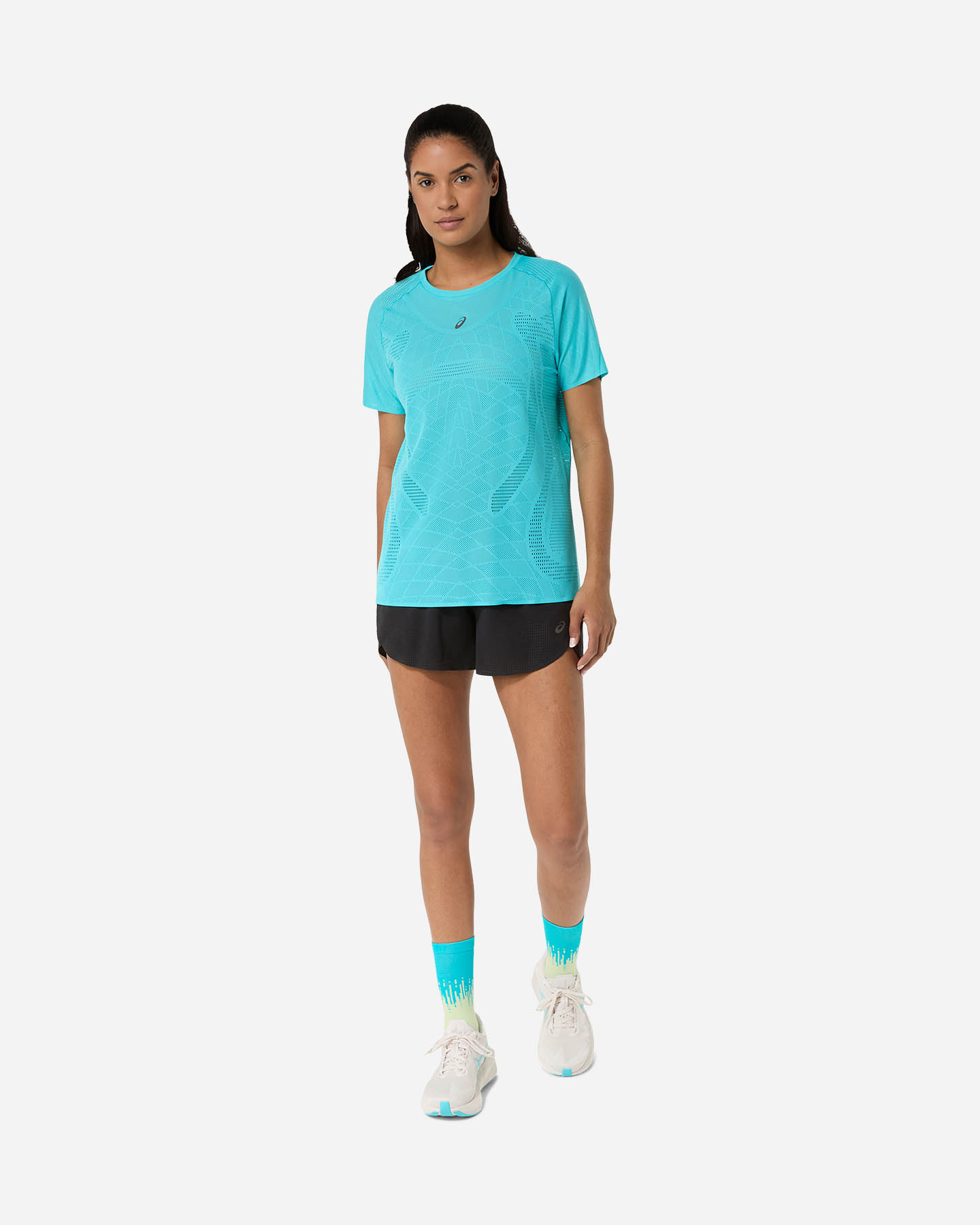 T-shirt running ASICS METARUN W - Azzurro - 3 | Cisalfa Sport