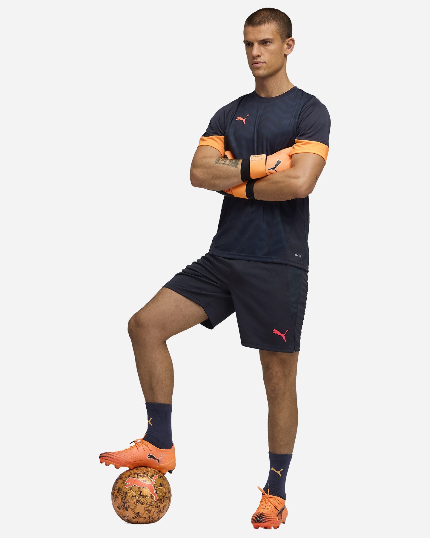 Pantaloncini calcio PUMA INDIVIDUALCUP M - Blu Navy - 4 | Cisalfa Sport