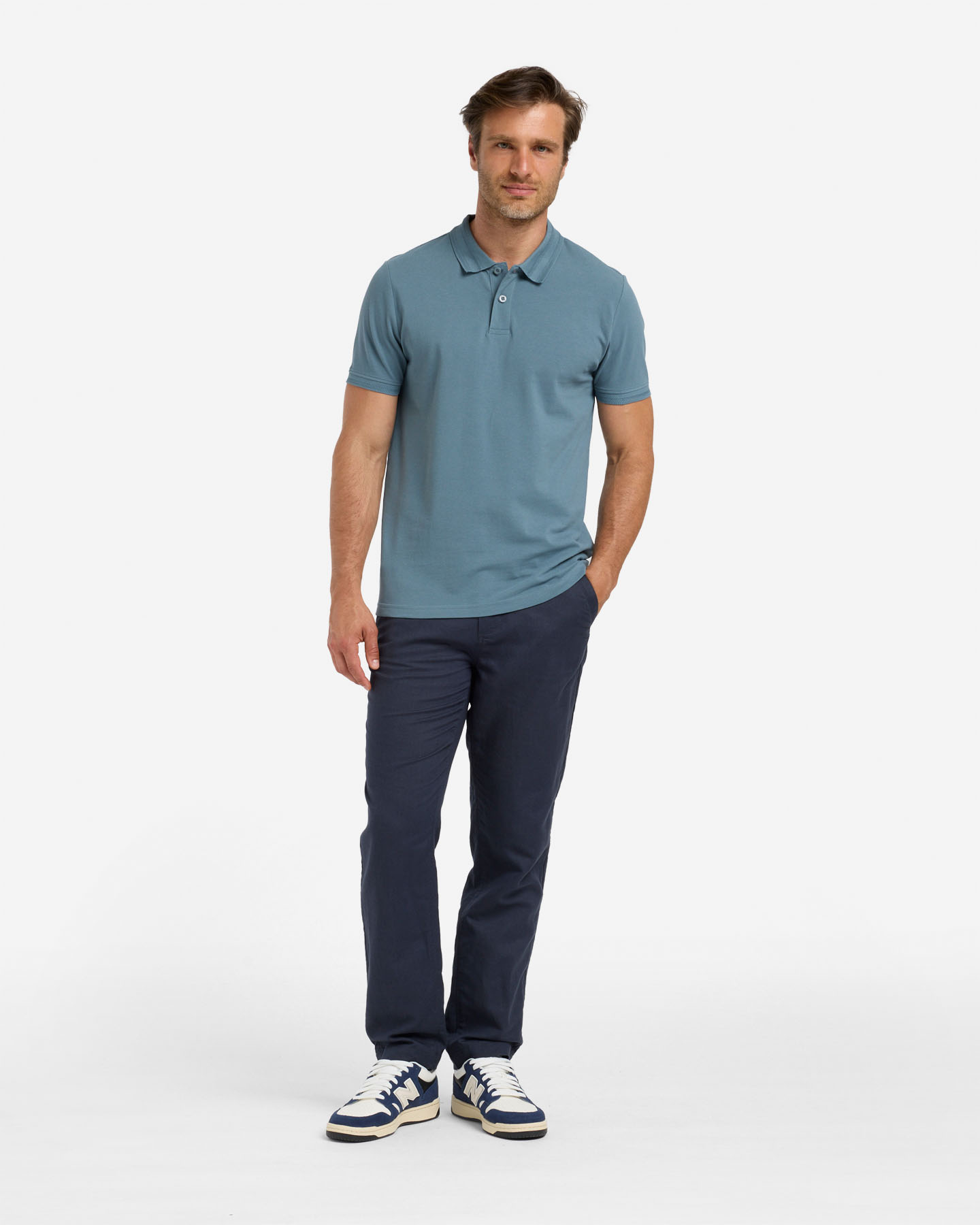 Polo DACK'S ESSENTIAL M - Azzurro - 4 | Cisalfa Sport