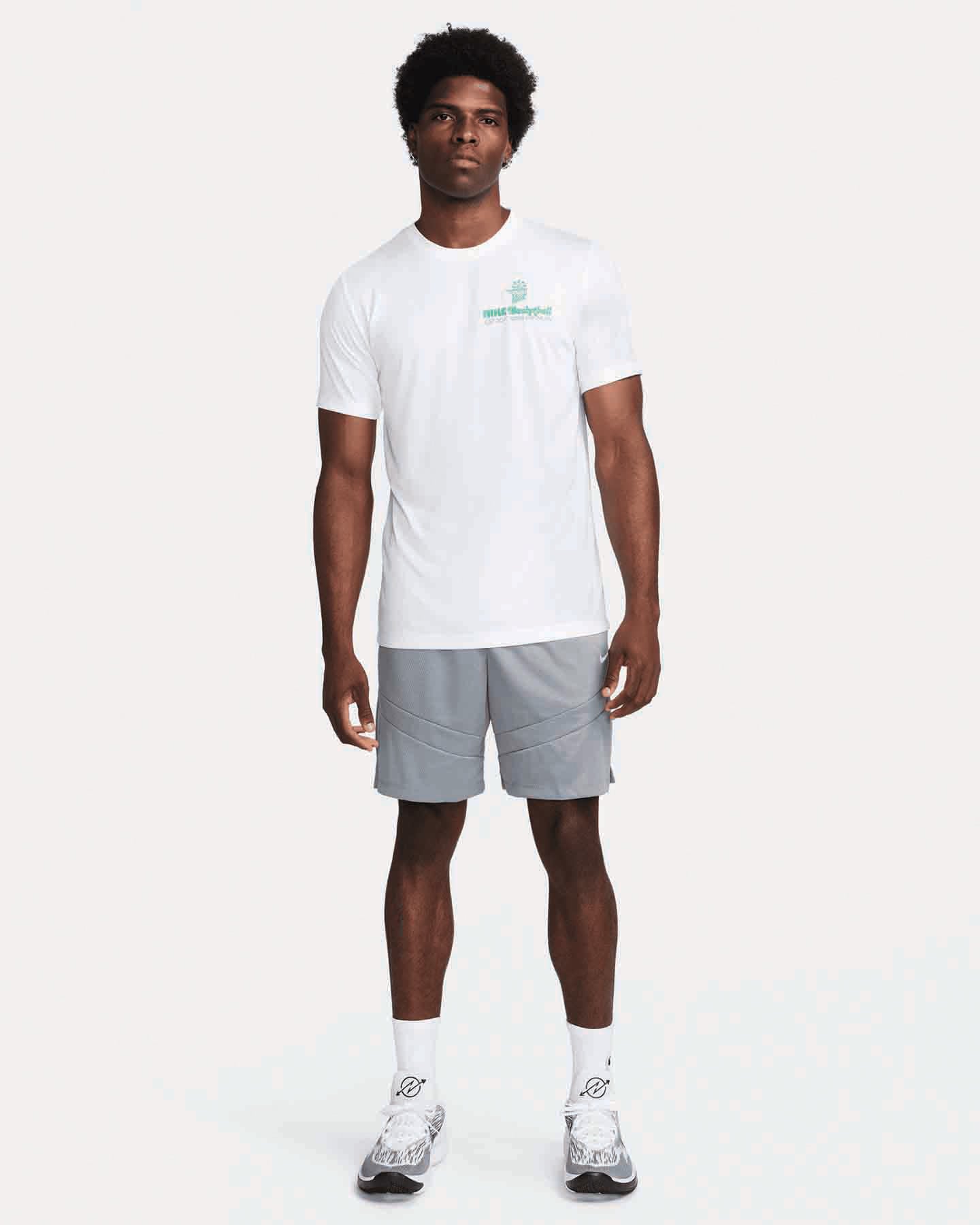 Maglia basket NIKE DRI FIT POWER M - Bianco - 3 | Cisalfa Sport