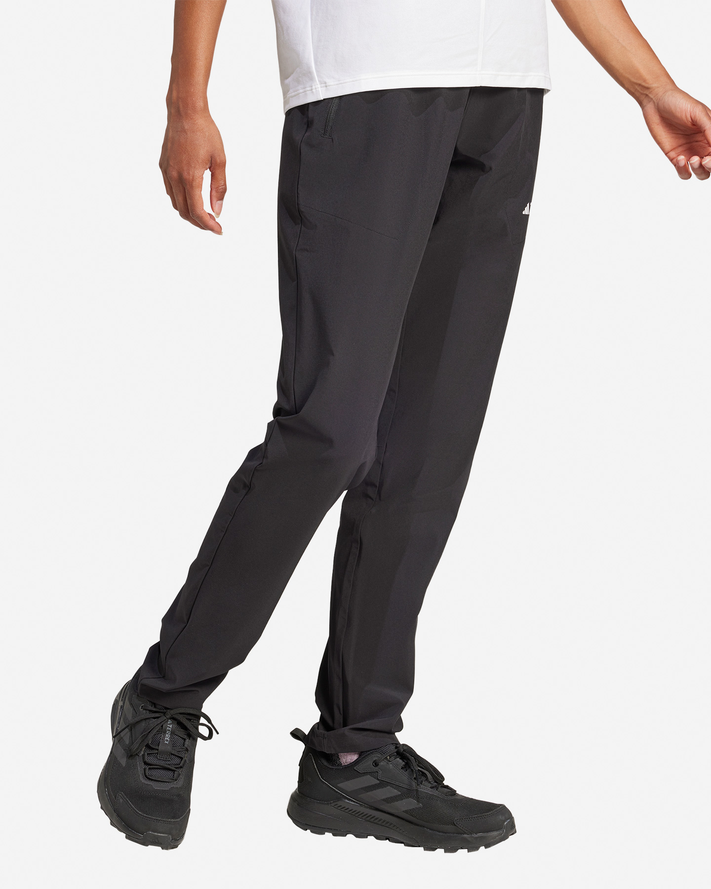Pantalone outdoor ADIDAS MT ESSENTIAL W - Nero - 3 | Cisalfa Sport