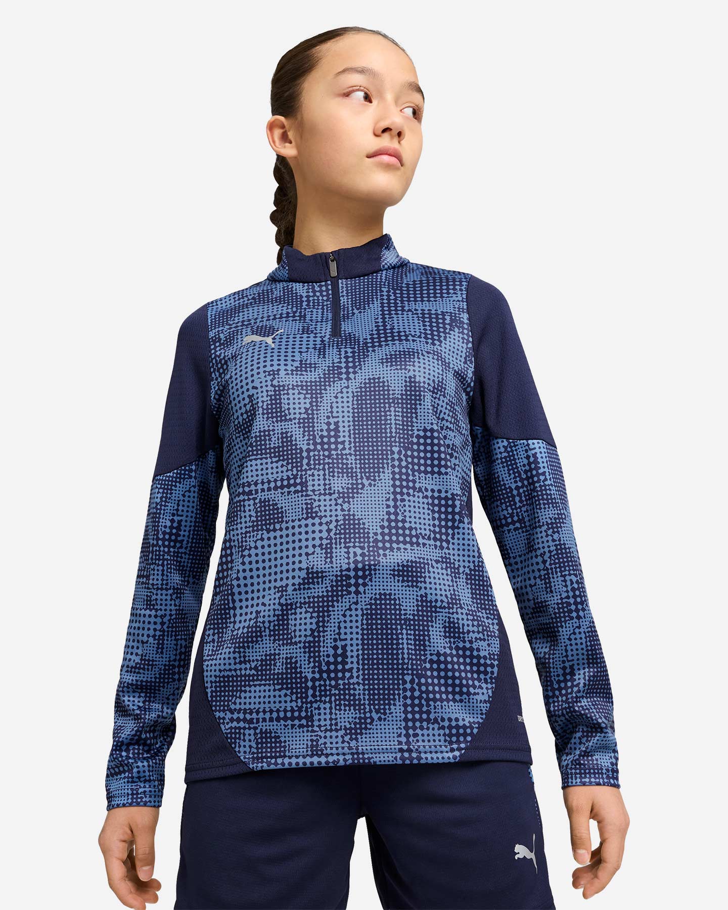 Abbigliamento calcio PUMA TEAMCUP JR - Blu Navy - 2 | Cisalfa Sport