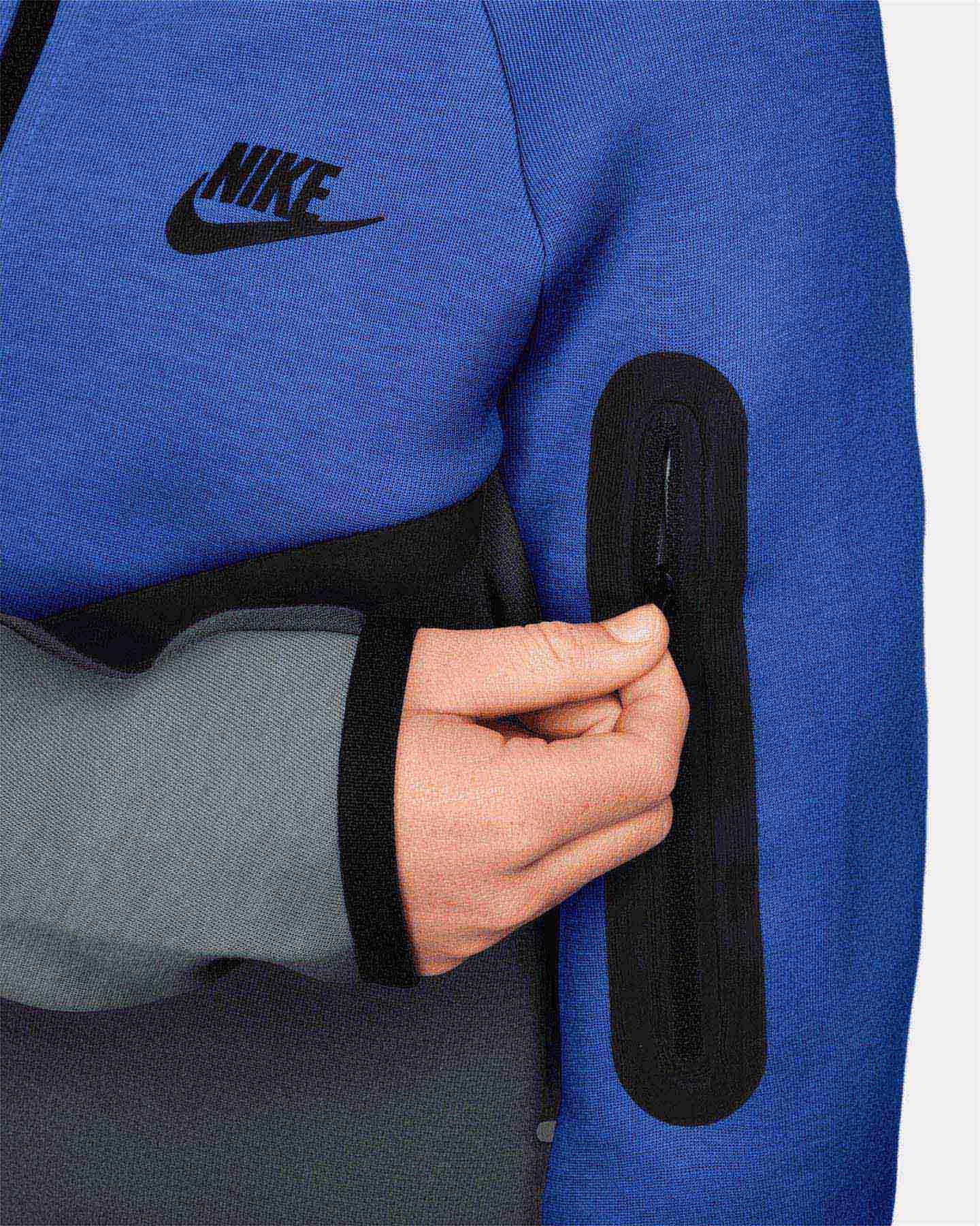 Felpa NIKE TECH FLEECE 2 JR - Blu royal - 2 | Cisalfa Sport