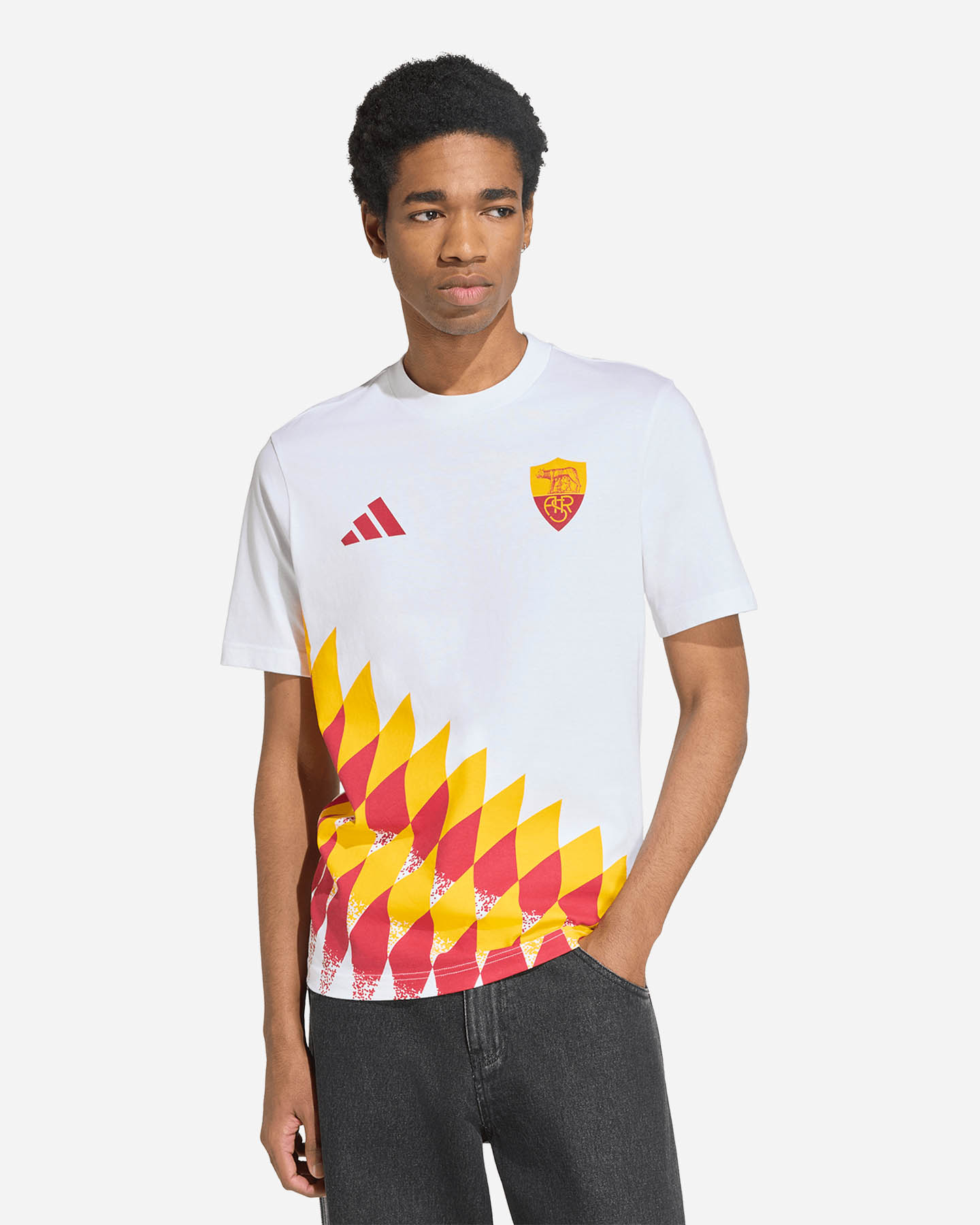 Abbigliamento calcio ufficiale ADIDAS ROMA STADIUM 26-27 M - 1 | Cisalfa Sport