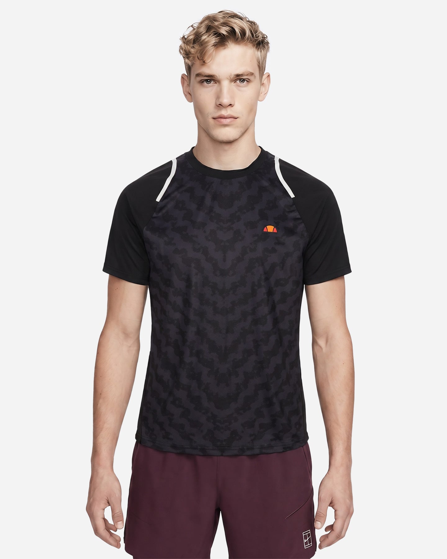 T-shirt tennis ELLESSE GIOCO M - Nero - 2 | Cisalfa Sport