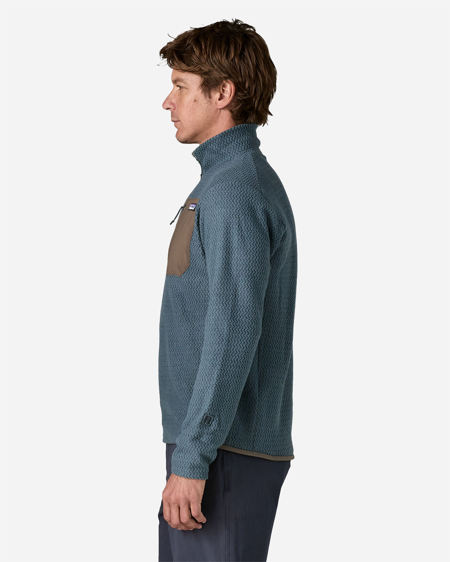 Pile PATAGONIA R1 AIR M - Blu - 2 | Cisalfa Sport