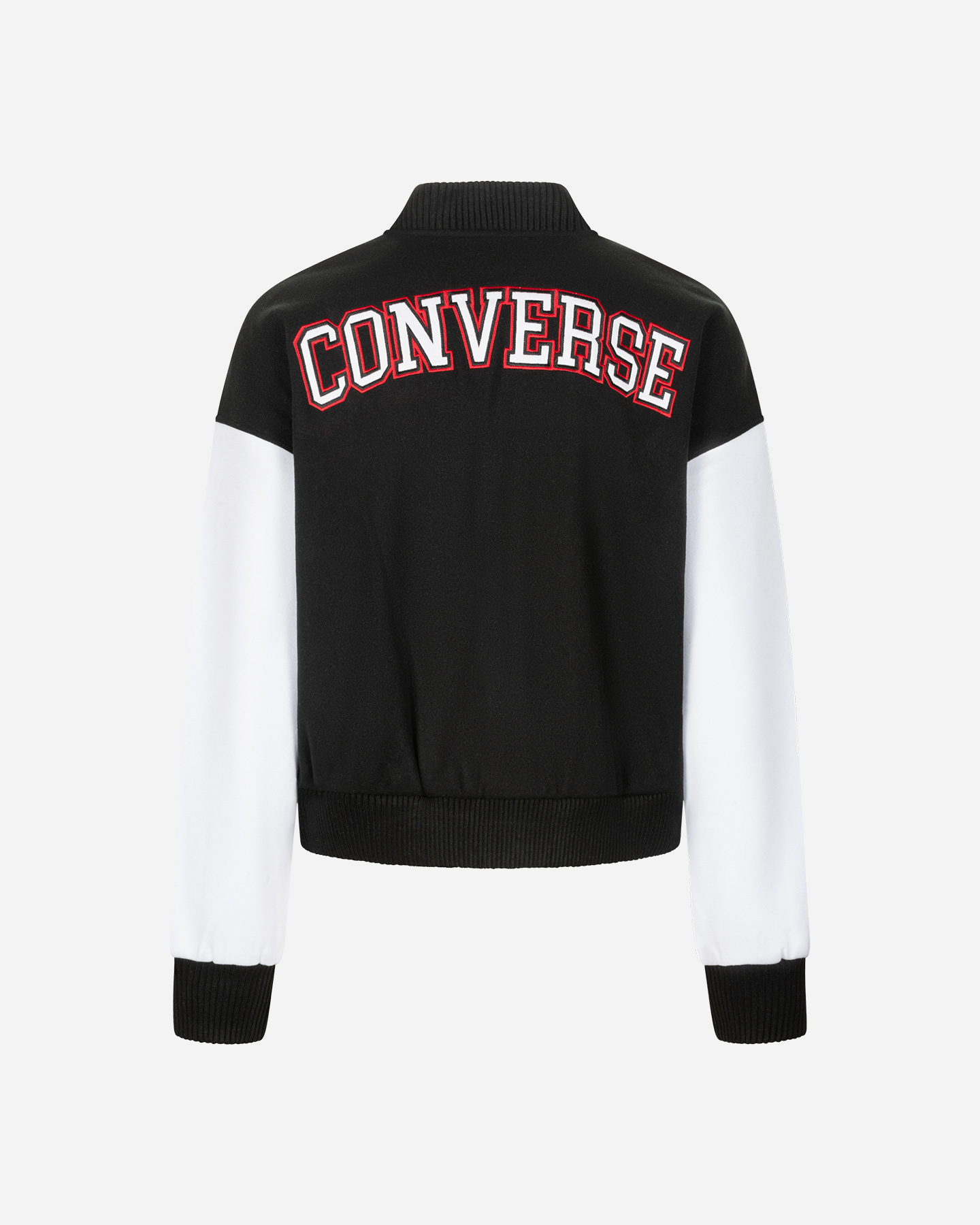 Felpa CONVERSE COLLEGE BOMBER W - Nero - 1 | Cisalfa Sport