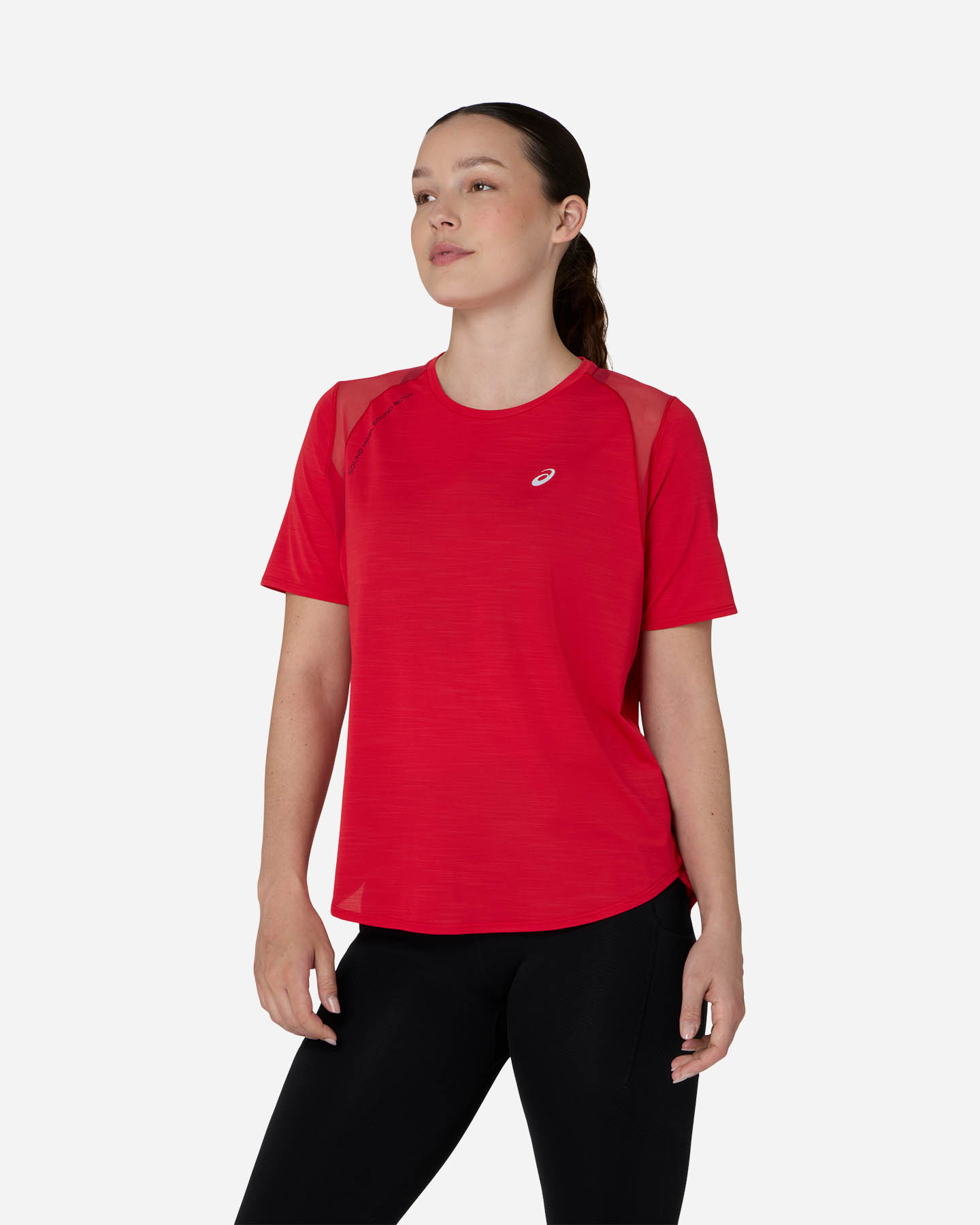 T-shirt running ASICS ROAD W - Rosso - 2 | Cisalfa Sport