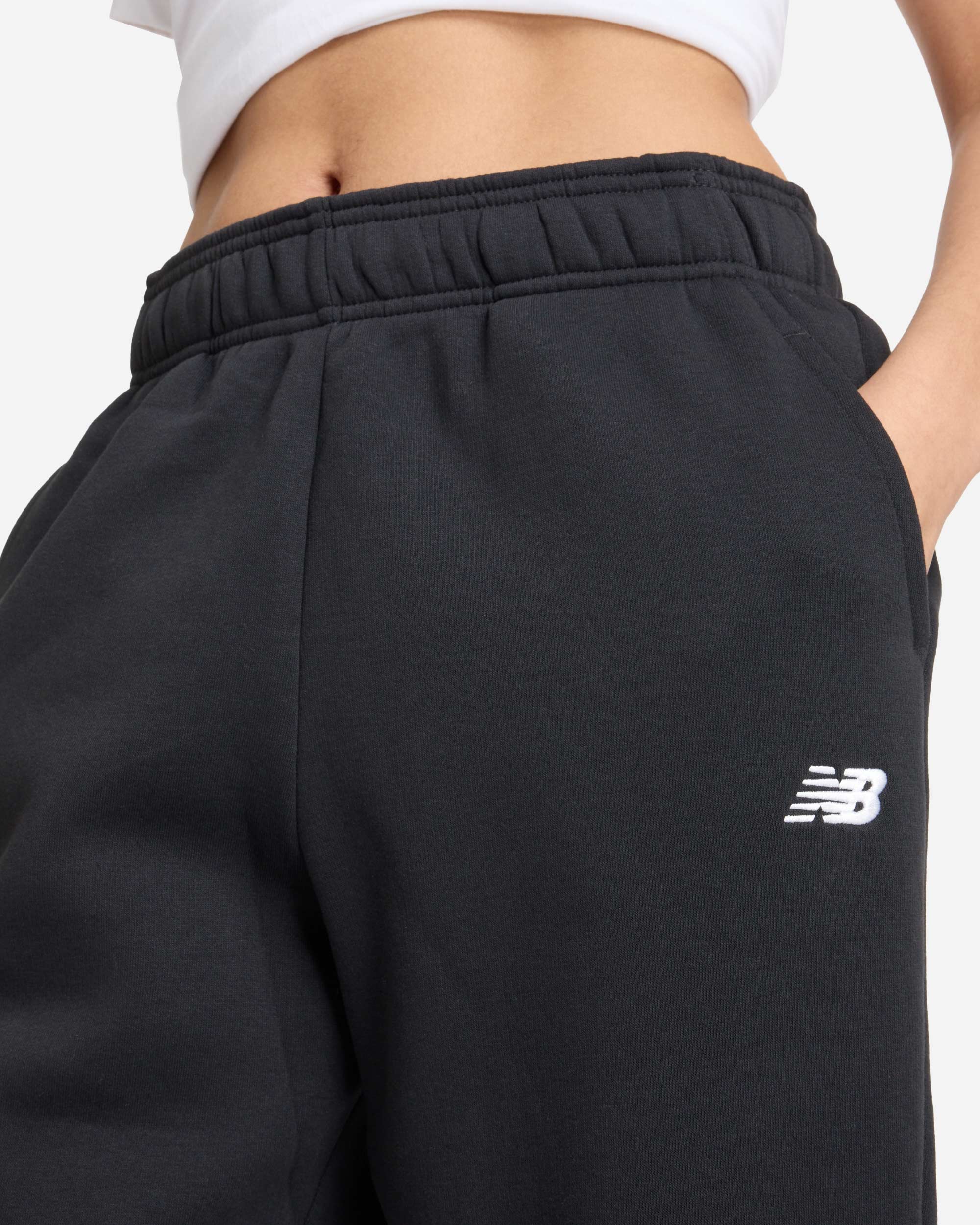 Pantalone training NEW BALANCE CLASSIC W - Nero - 5 | Cisalfa Sport