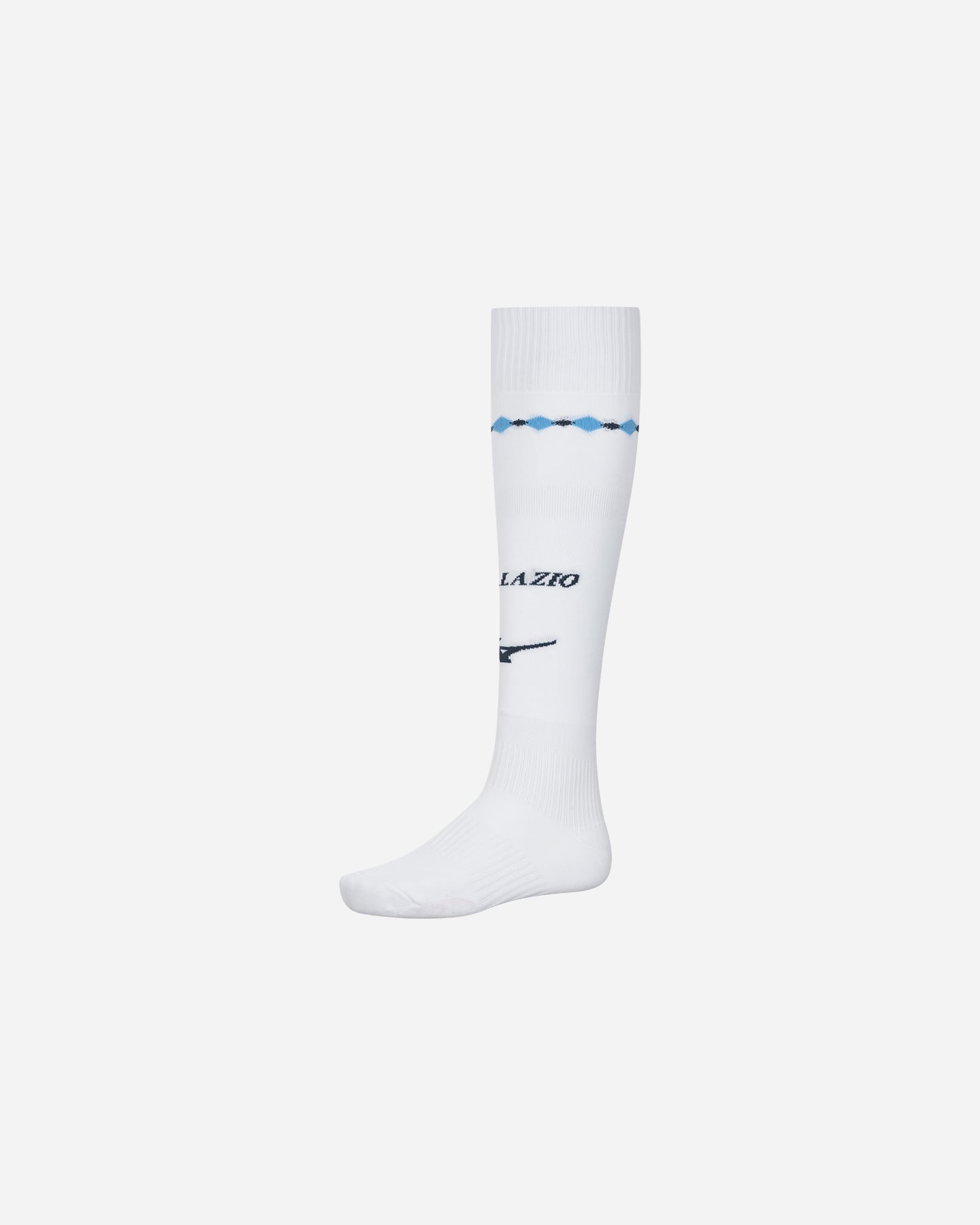 Calzettoni calcio ufficiali MIZUNO LAZIO 3RD 25-26 M - Bianco - 1 | Cisalfa Sport