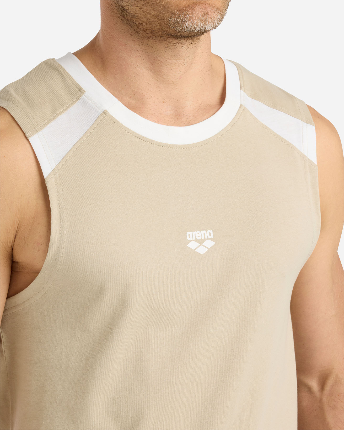 Canotta ARENA ATHLETIC PROGRESS M - Beige - 5 | Cisalfa Sport