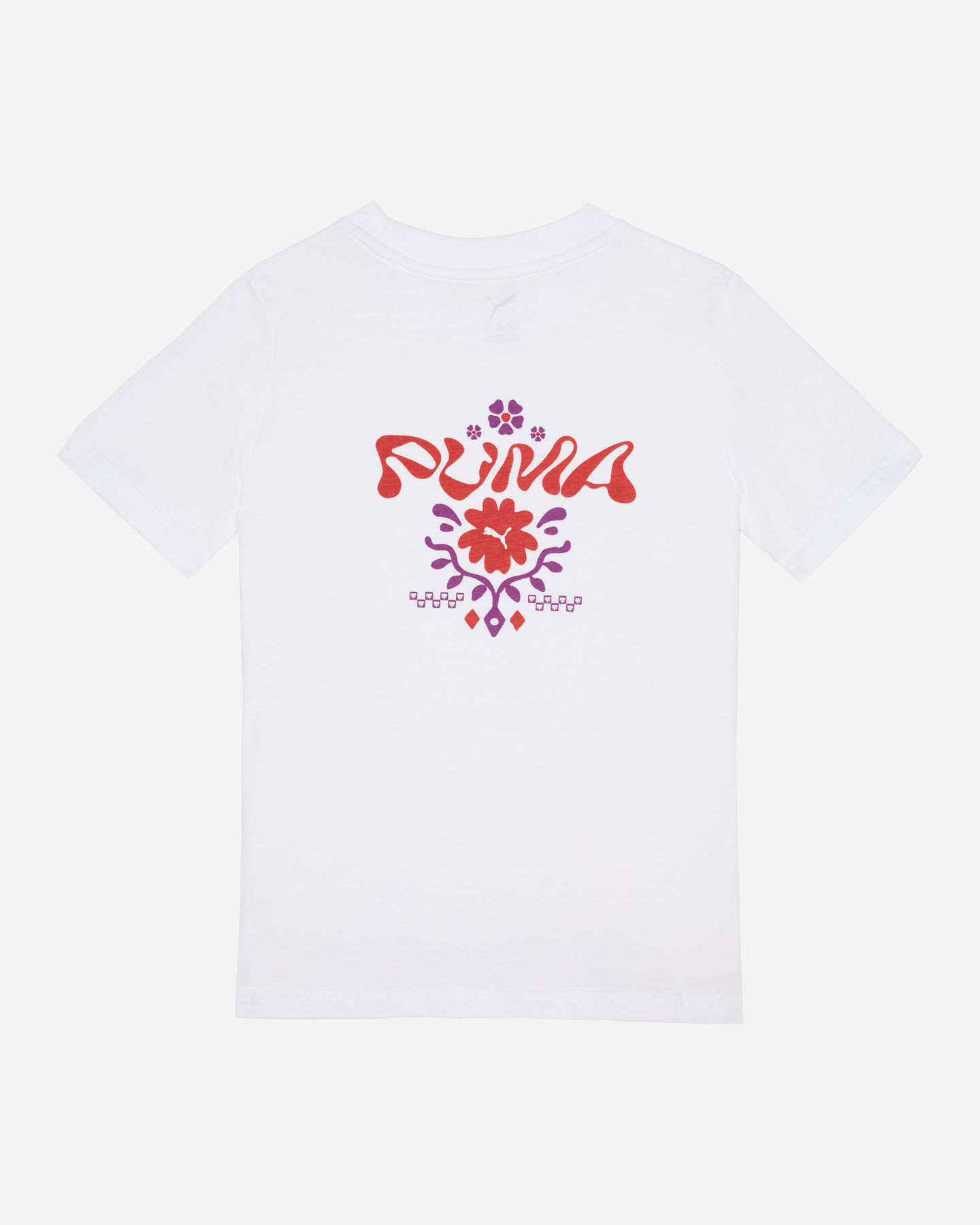 T-shirt PUMA PRINT BACK JR - Bianco - 1 | Cisalfa Sport