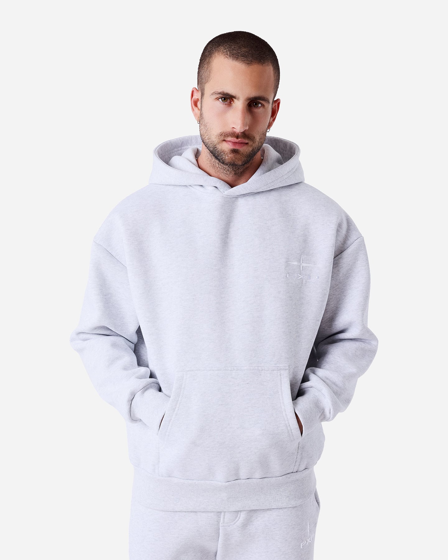Felpa PROJECT X PARIS BASIC LINE SMALL LOGO M - Grigio - 2 | Cisalfa Sport