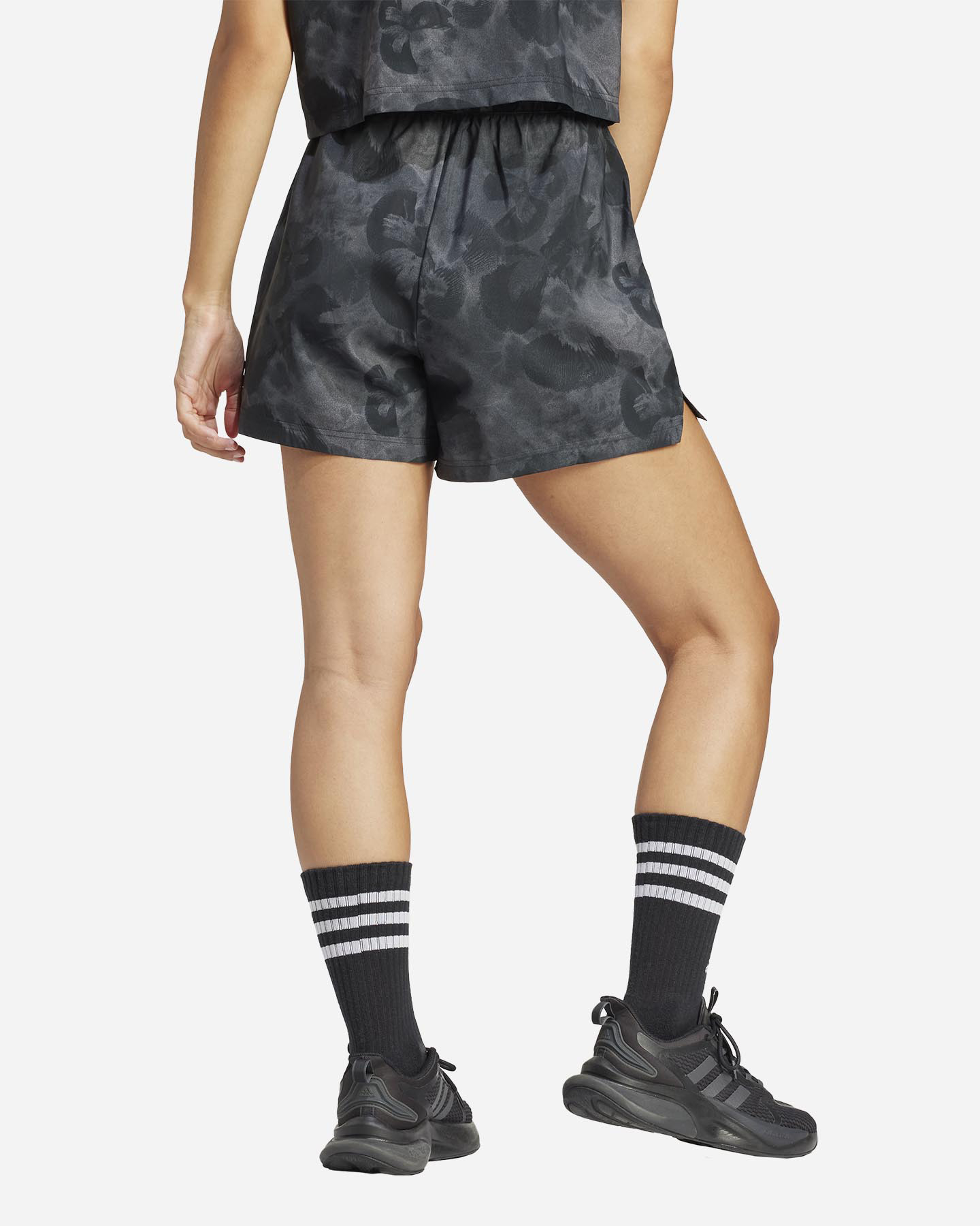Pantaloncini ADIDAS FLOWER W - Nero - 2 | Cisalfa Sport