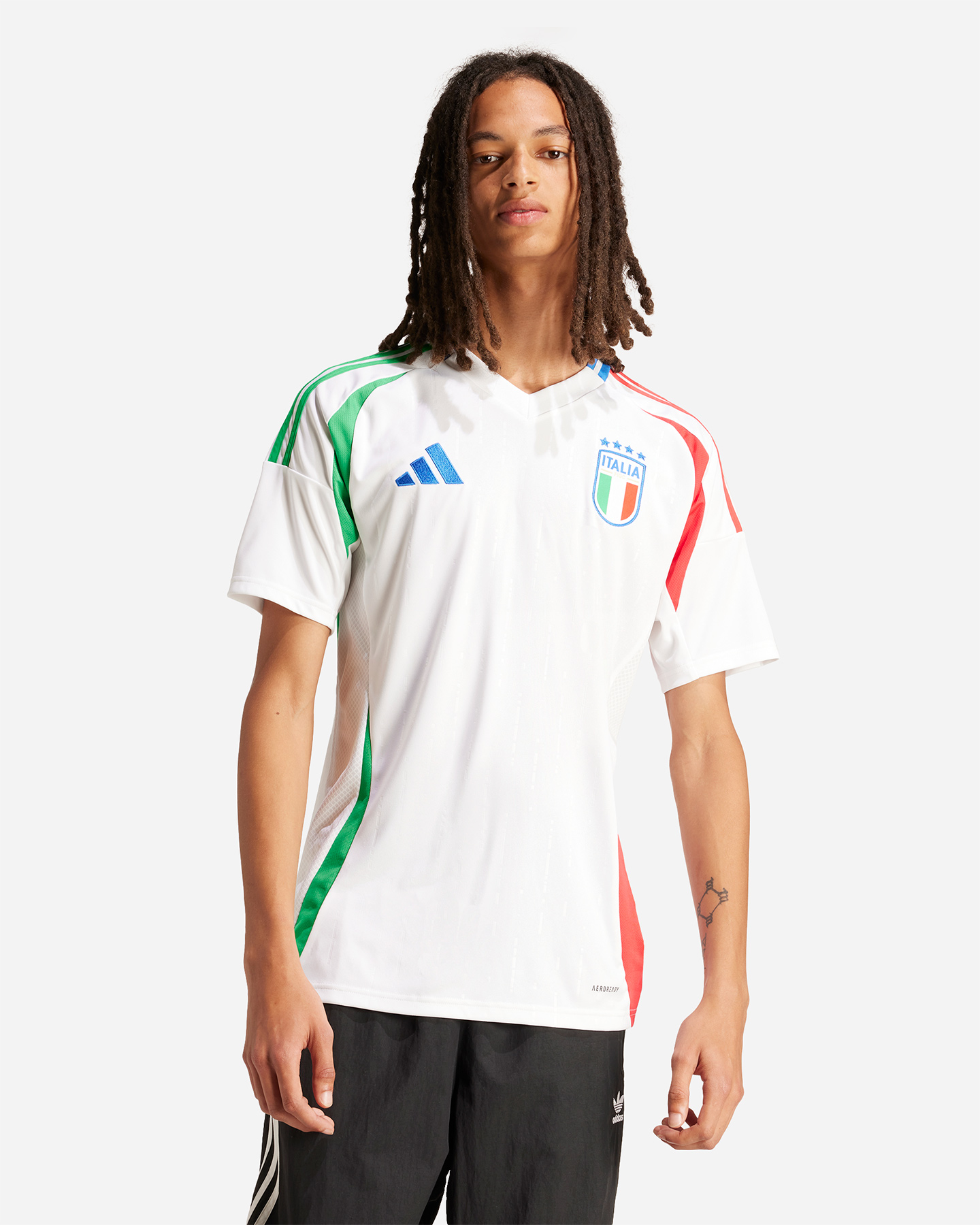 Maglia calcio ufficiale ADIDAS ITALIA FIGC AWAY M - Bianco - 2 | Cisalfa Sport