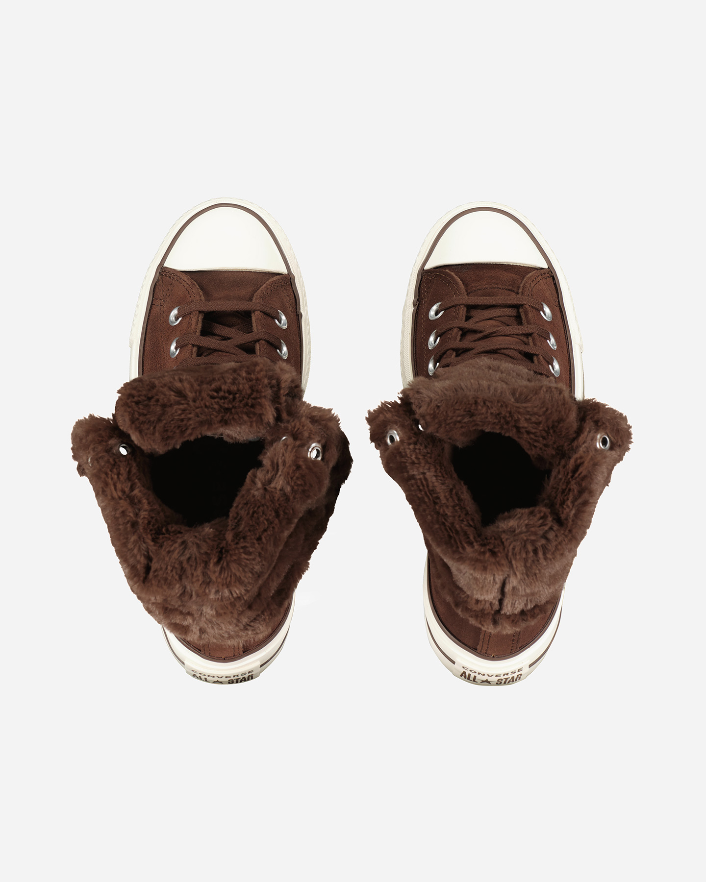 Scarpe sneakers CONVERSE CHUCK TAYLOR ALL STAR FOLD OVER LIFT X-HIGH W - Marrone - 4 | Cisalfa Sport