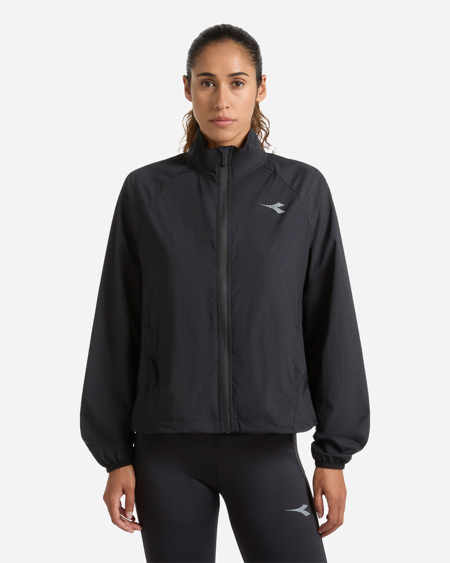 Giacca running DIADORA WINDBREAKER W - Nero - 1 | Cisalfa Sport