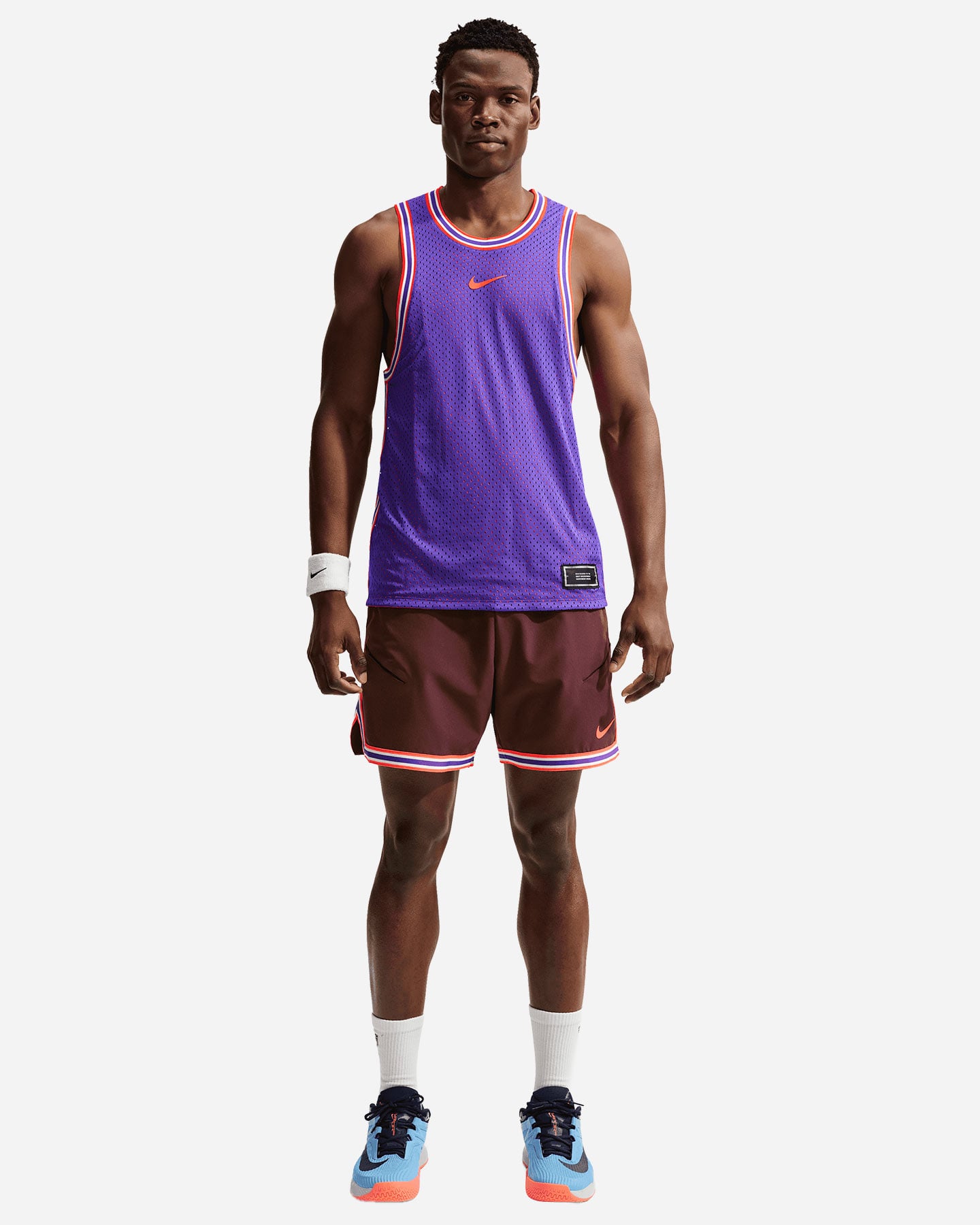 T-shirt tennis NIKE SLAM CARLOS M - Viola - 2 | Cisalfa Sport