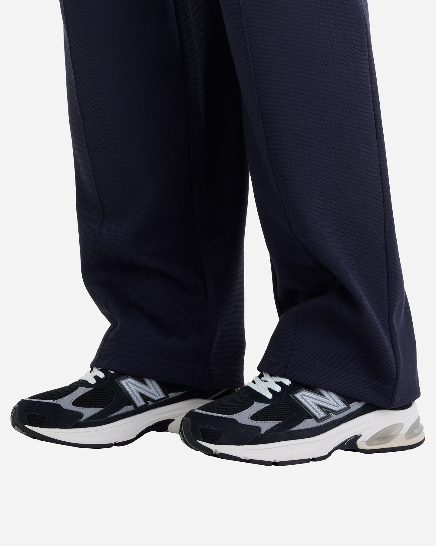 Pantalone NEW BALANCE COLLEGE PIQUET STRAIGHT M - Blu Navy - 5 | Cisalfa Sport