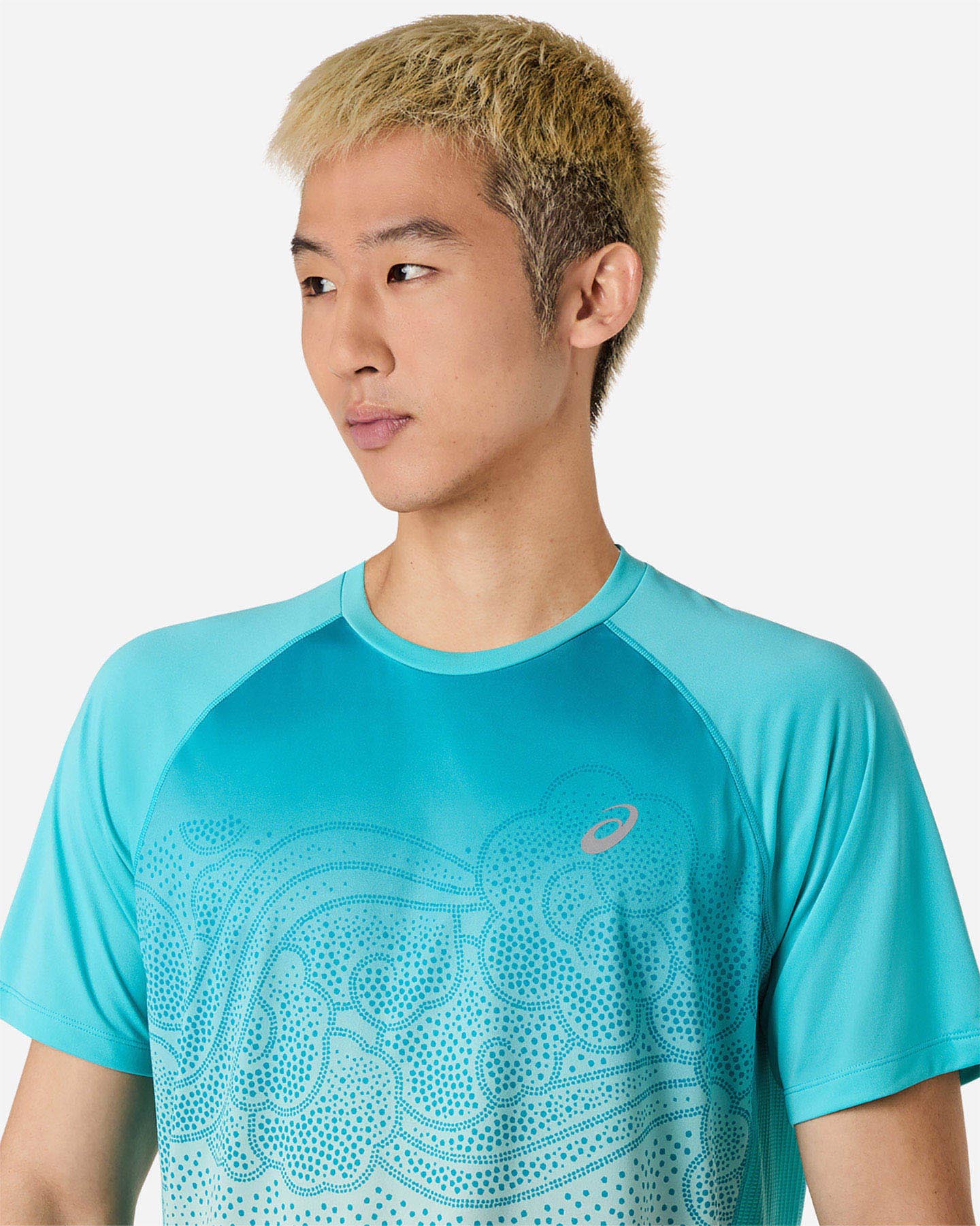 T-shirt running ASICS ROAD FADE M - Azzurro - 4 | Cisalfa Sport
