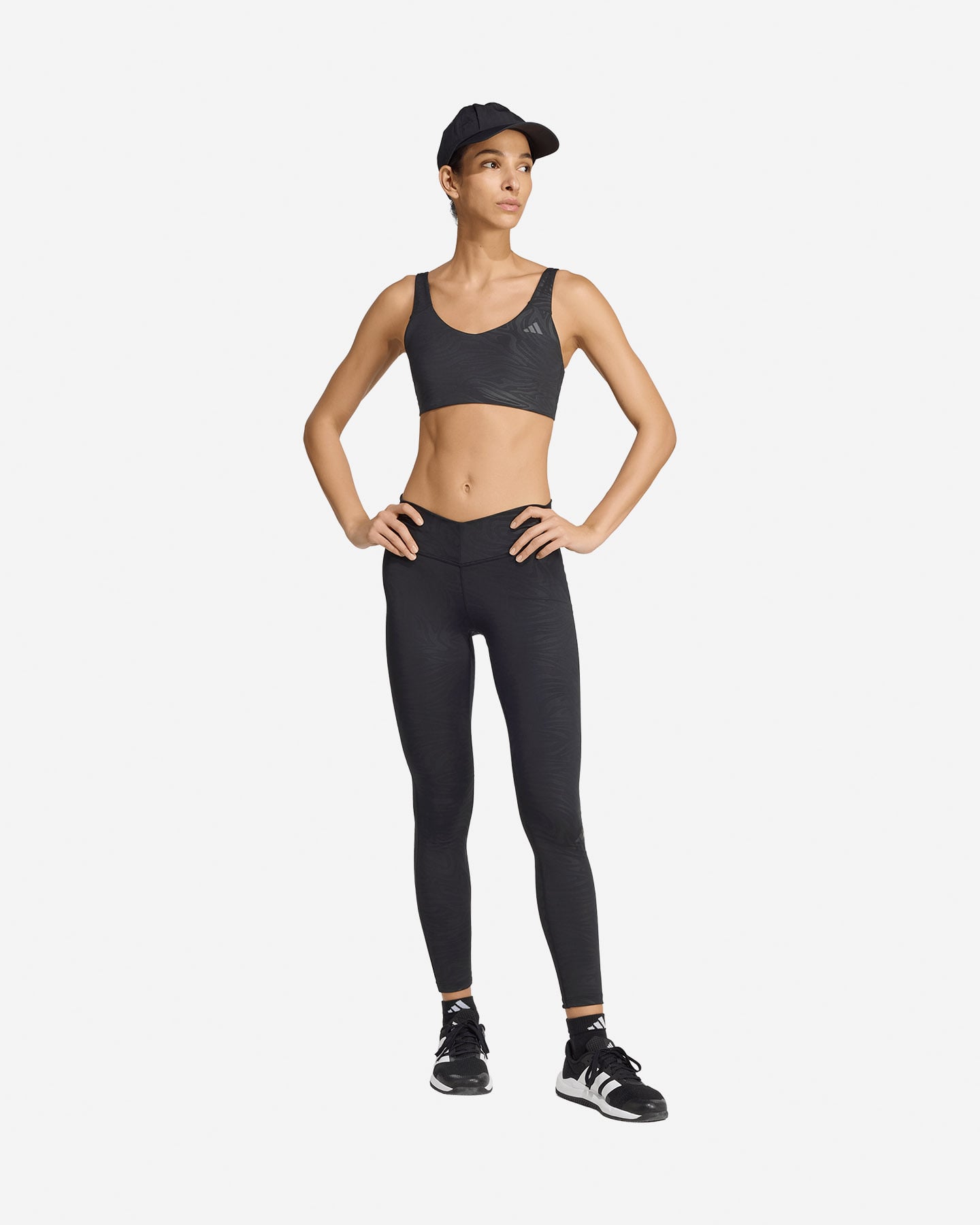 Leggings ADIDAS ALL ME ESSENTIAL GRAPHIC W - Nero - 2 | Cisalfa Sport