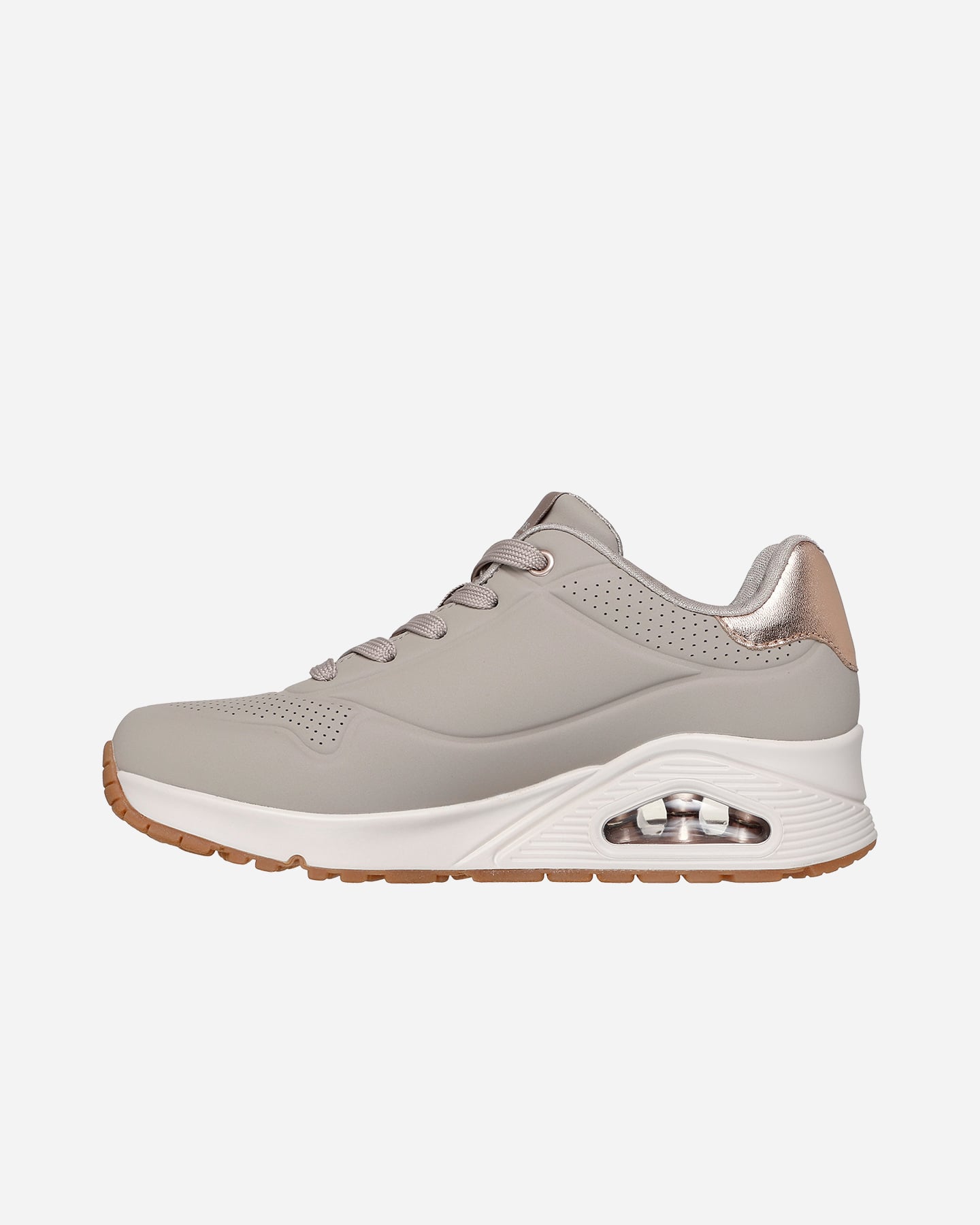 Scarpe sneakers SKECHERS UNO W - Beige - 4 | Cisalfa Sport