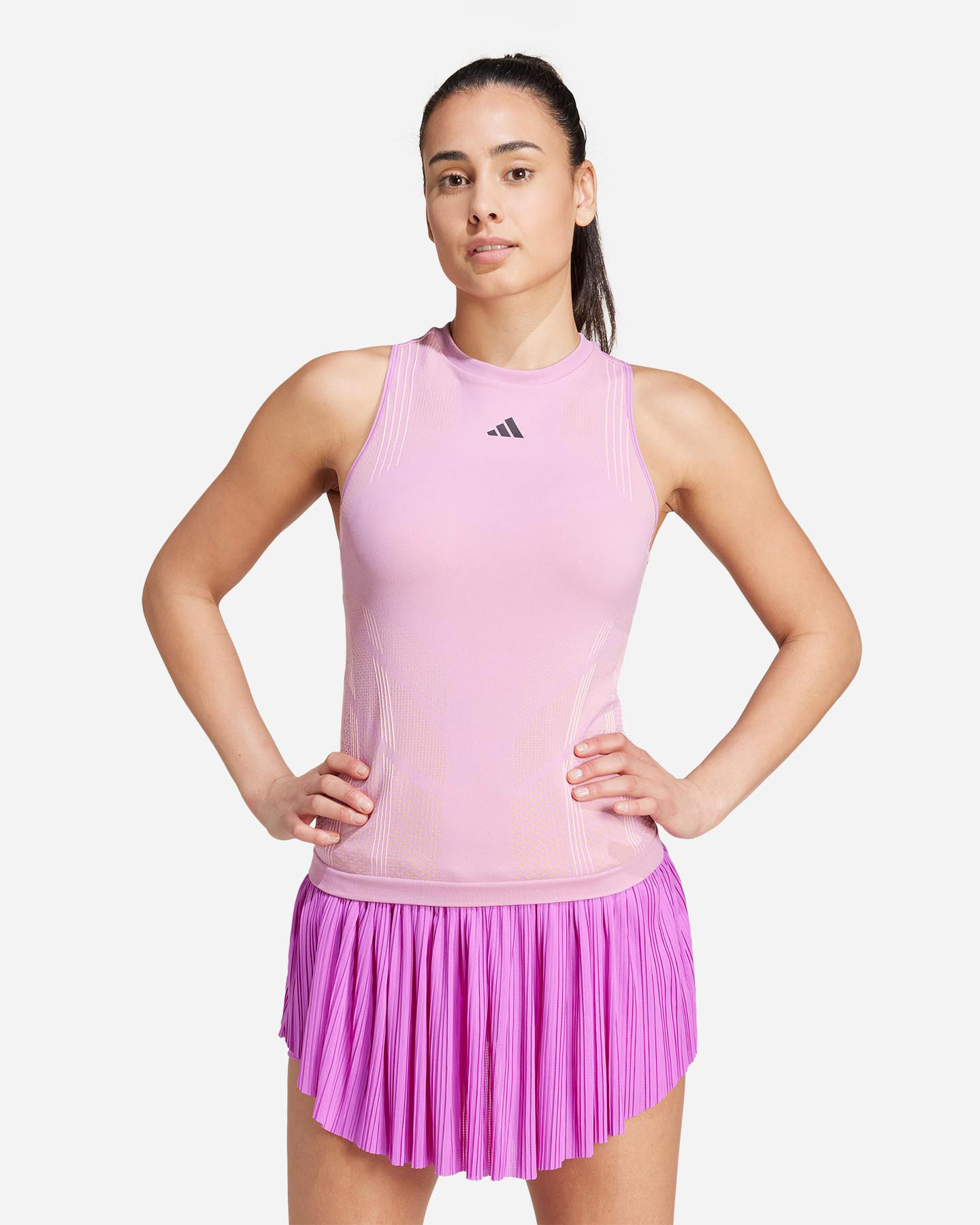 T-shirt tennis ADIDAS US OPEN SERIES W - Viola - 1 | Cisalfa Sport