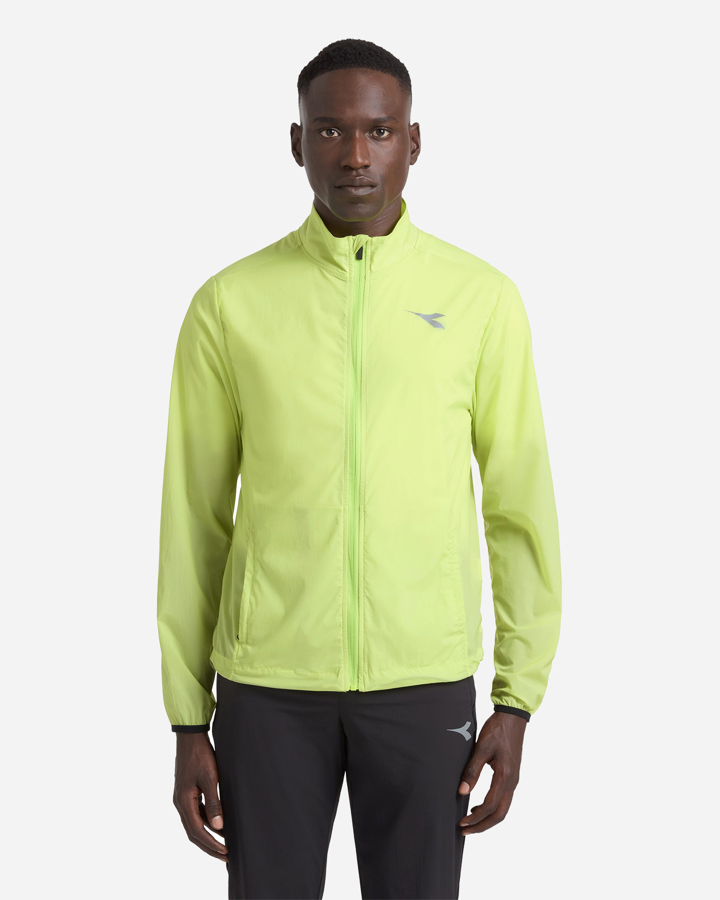 Giacca running DIADORA WINDBREAKER M - Giallo - 1 | Cisalfa Sport