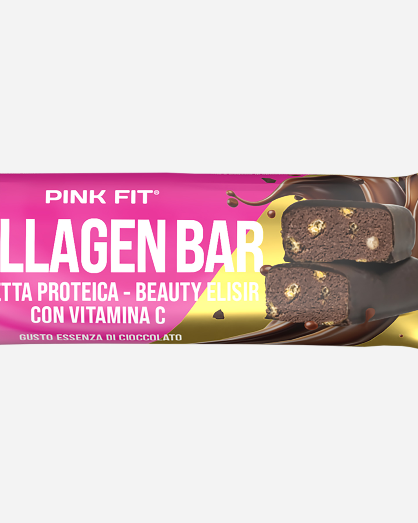 Barretta proteica PROACTION FIT COLLAGEN BAR ESSENZA DI CIOCCOLA  - 1 | Cisalfa Sport
