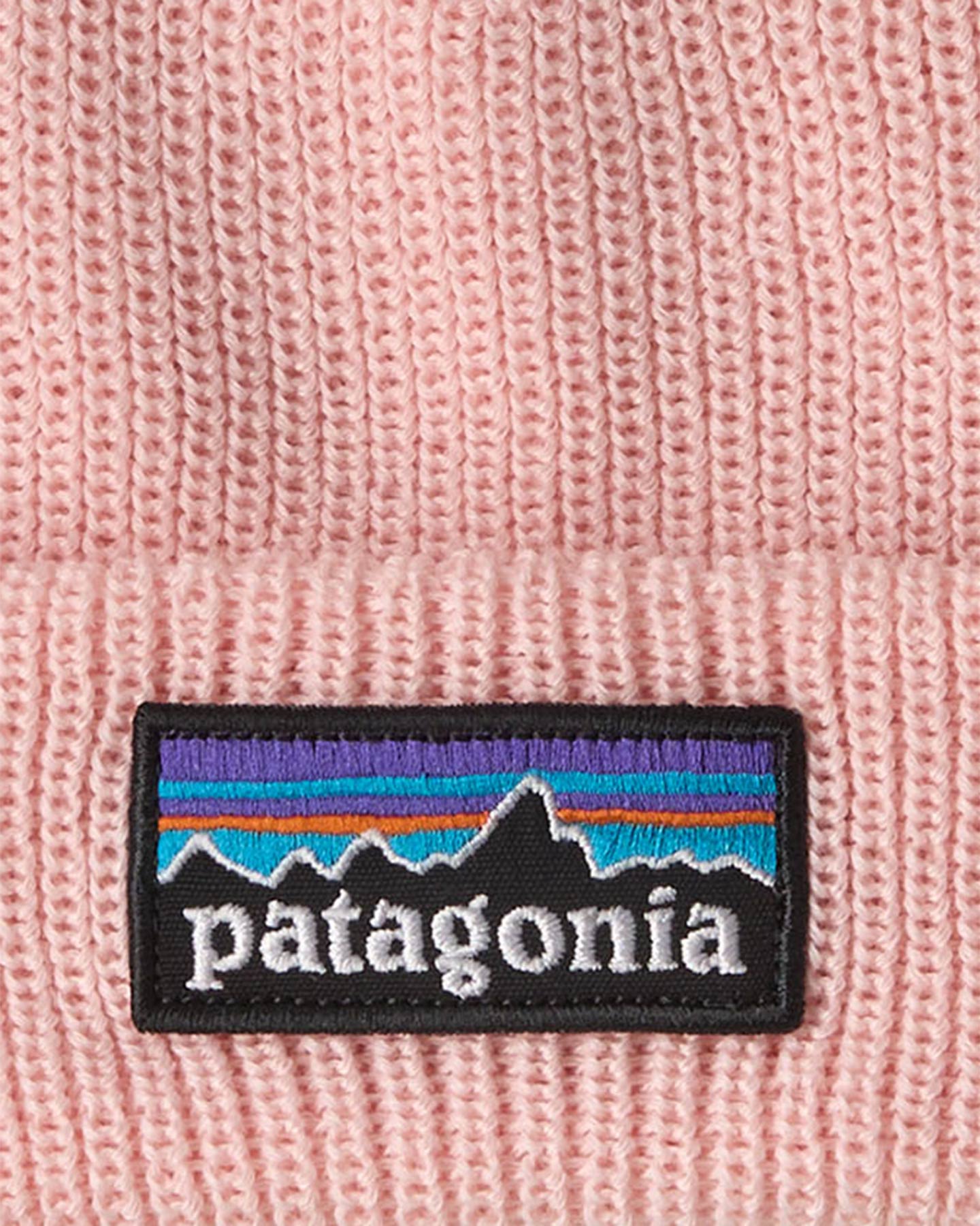 Berretto PATAGONIA LOGO BEANIE JR - Rosa - 1 | Cisalfa Sport