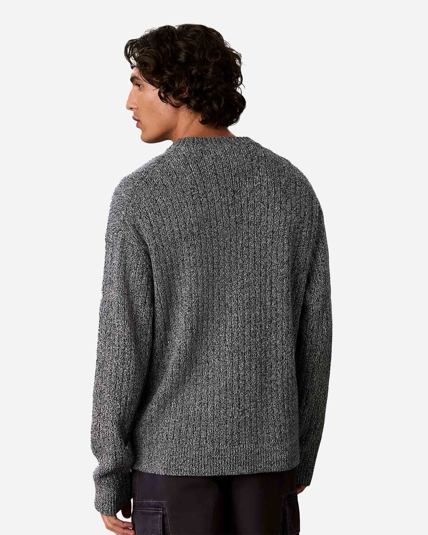 Maglione CALVIN KLEIN JEANS VERTICAL M - Blu - 2 | Cisalfa Sport