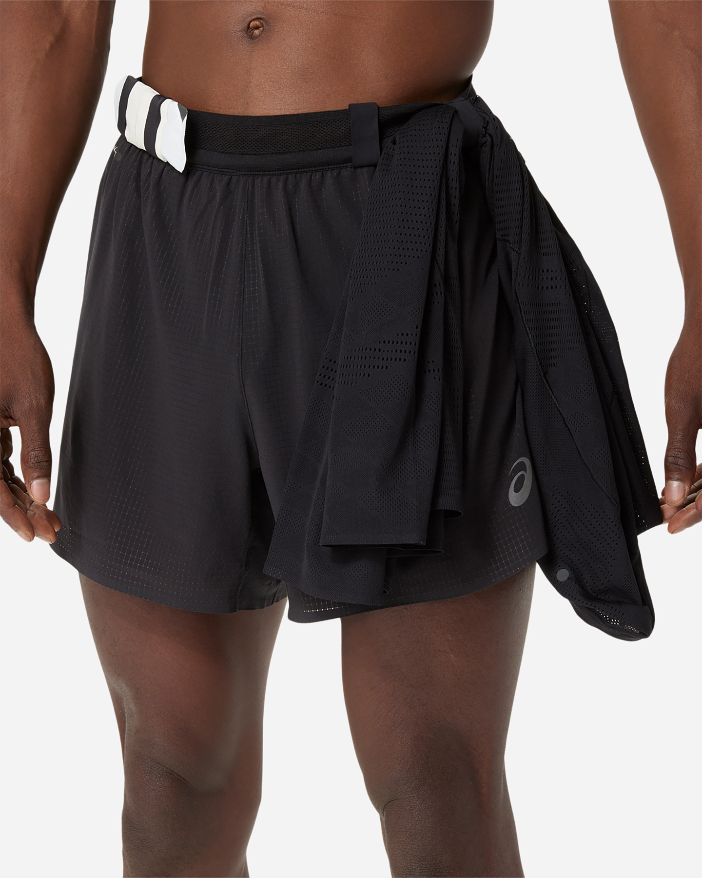 Short running ASICS METARUN 5IN M - Nero - 4 | Cisalfa Sport
