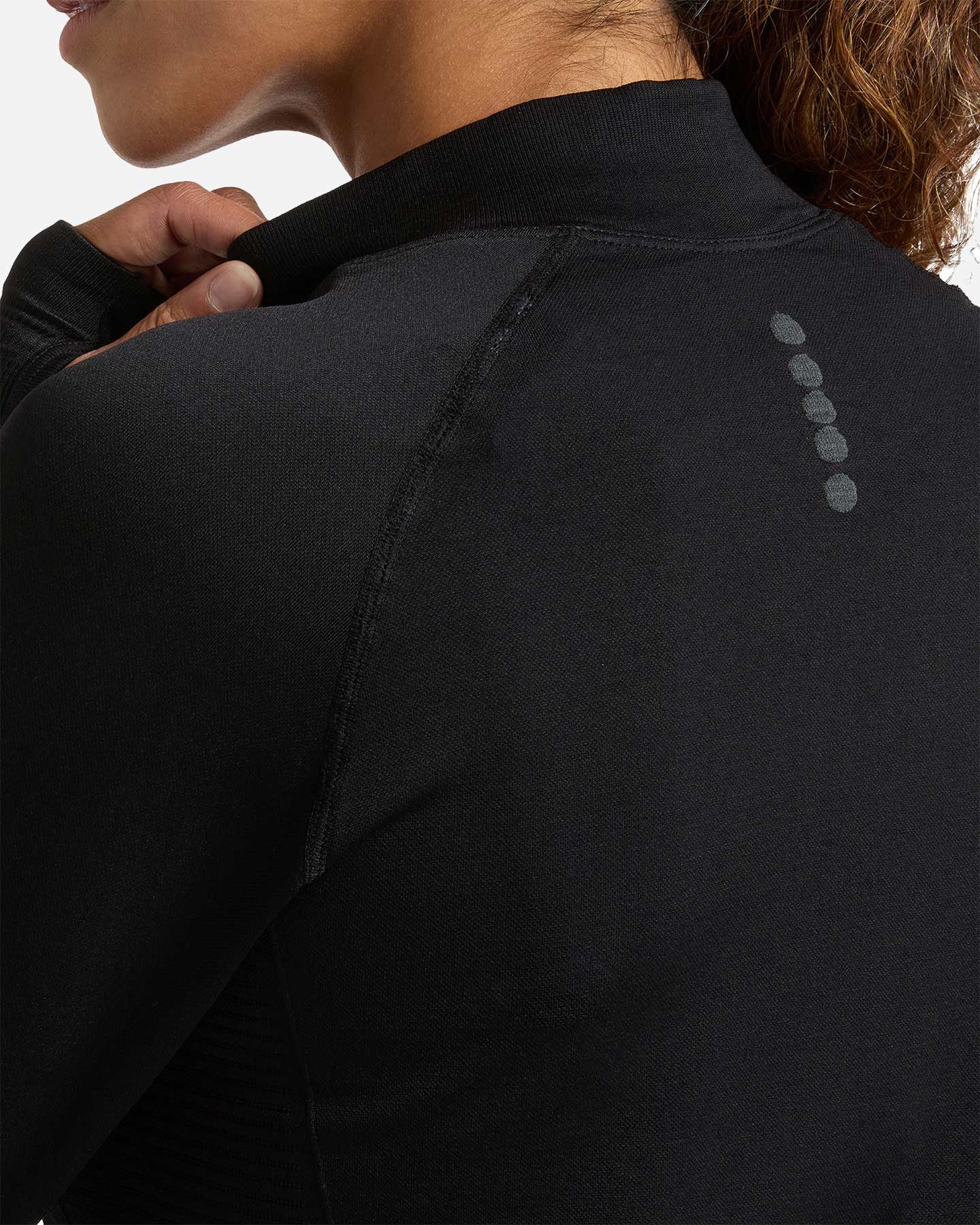Maglia running DIADORA STRATOUNO W - Nero - 5 | Cisalfa Sport