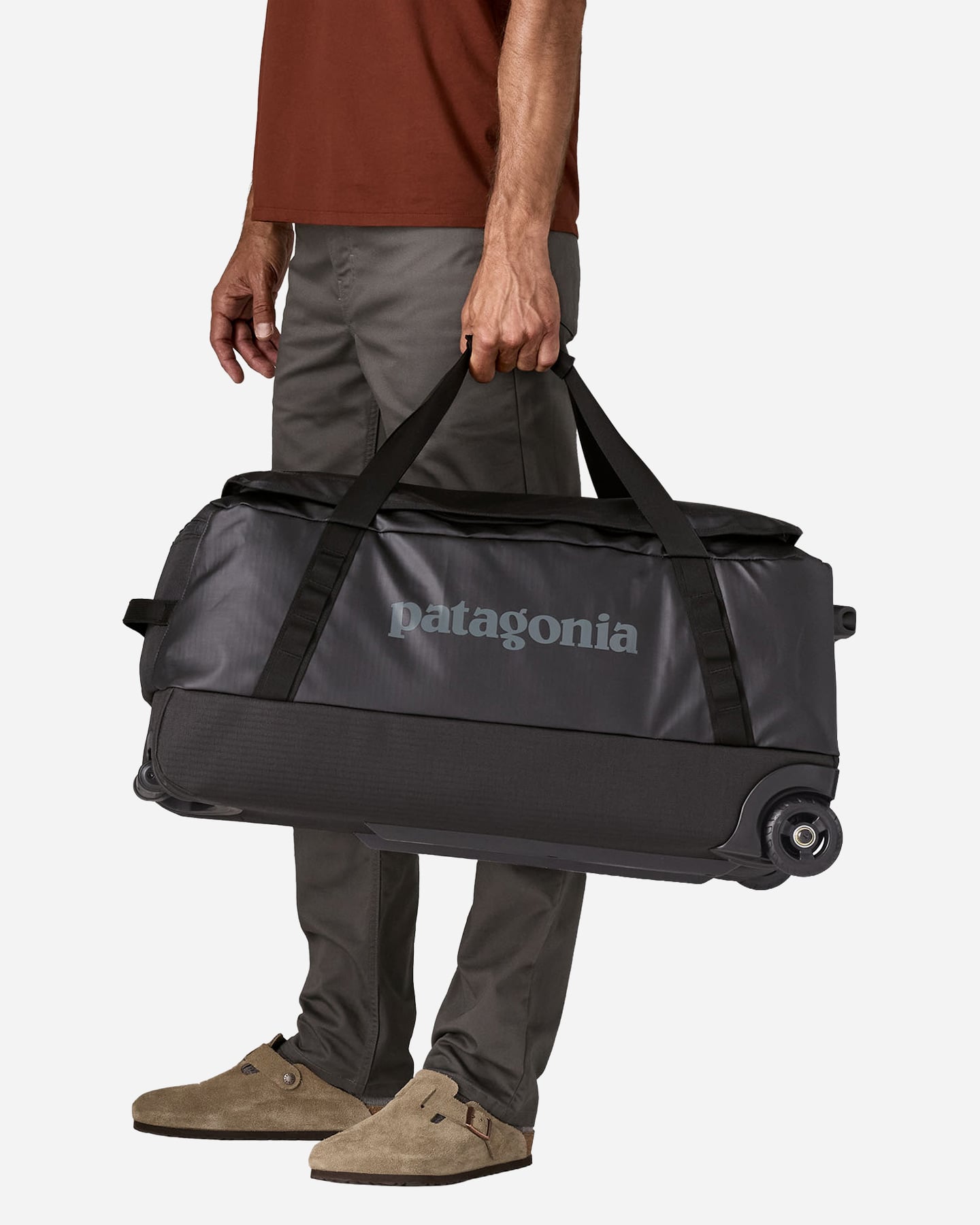 Trolley PATAGONIA BLACK HOLE WHEELED DUFFEL 70L - Nero - 4 | Cisalfa Sport