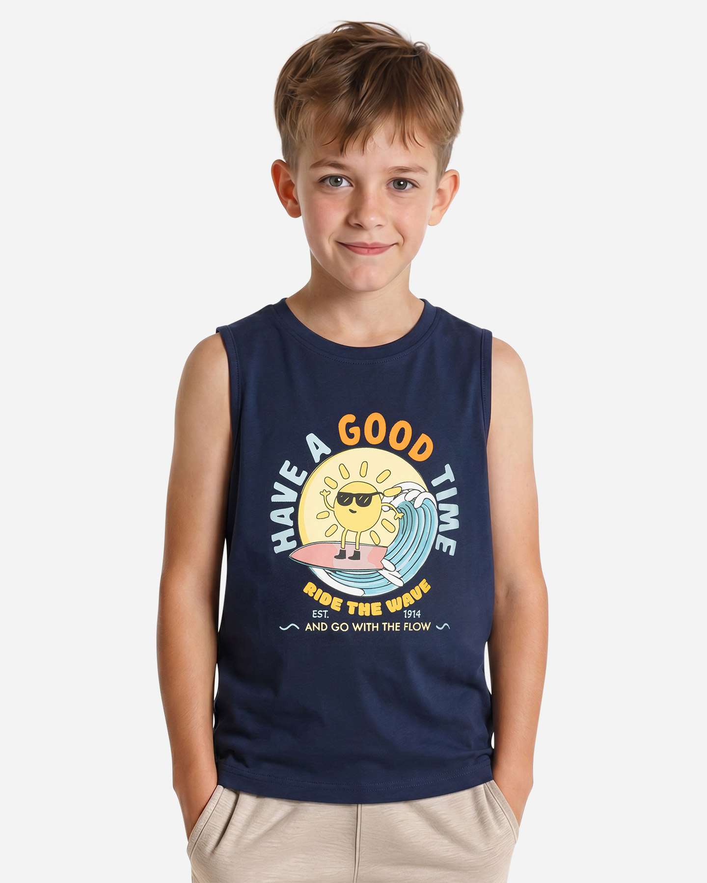 T-shirt ADMIRAL ESSENTIAL MOOD JR - Blu - 2 | Cisalfa Sport