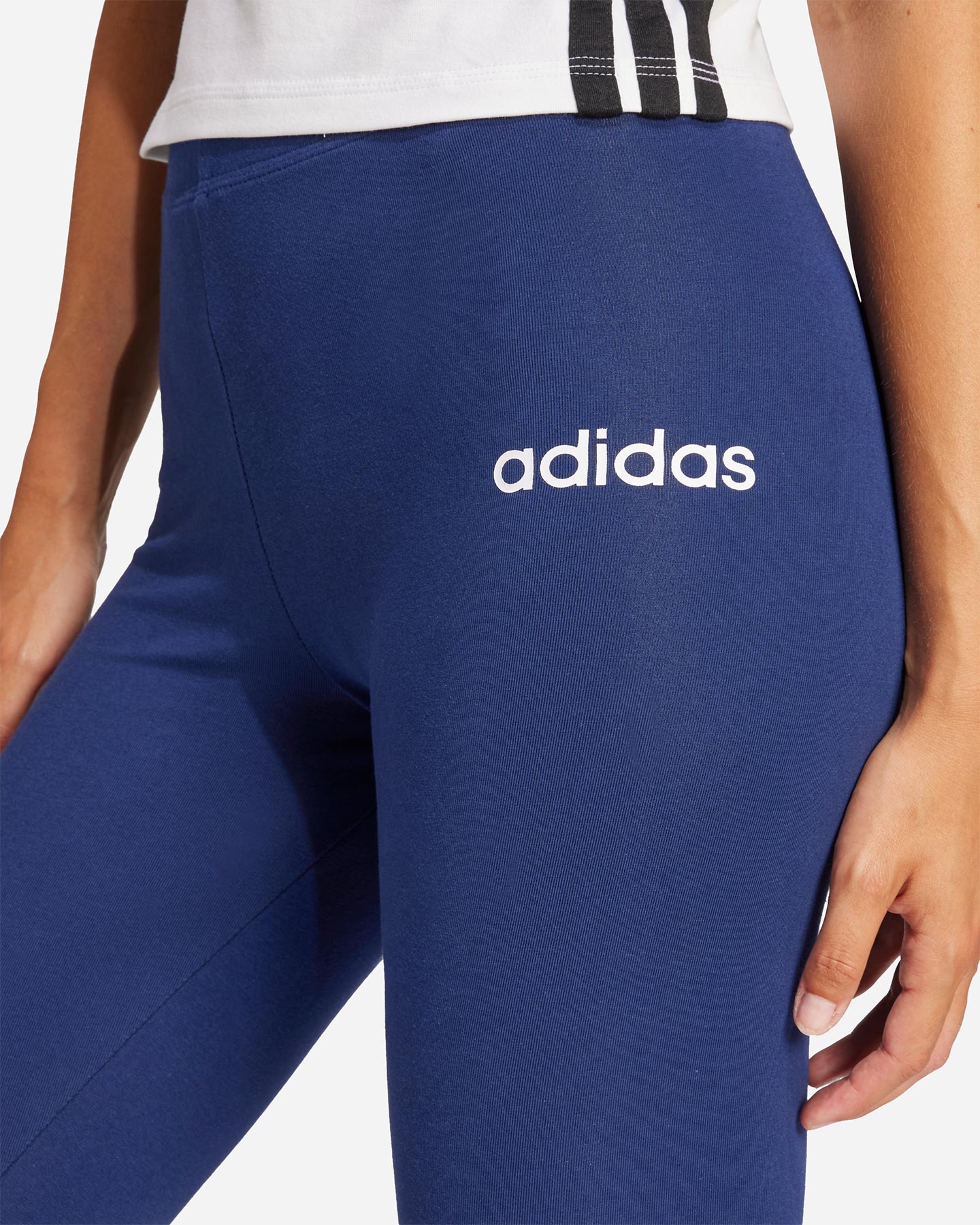 Leggings ADIDAS ESSENTIALS LINEAR W - Blu - 4 | Cisalfa Sport
