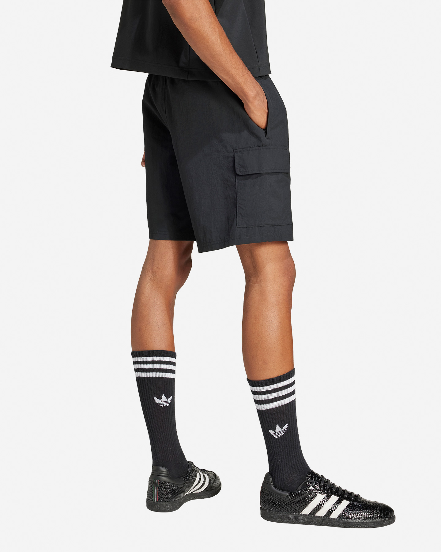 Pantaloncini ADIDAS TREFOIL ESSENTIALS M - Nero - 2 | Cisalfa Sport