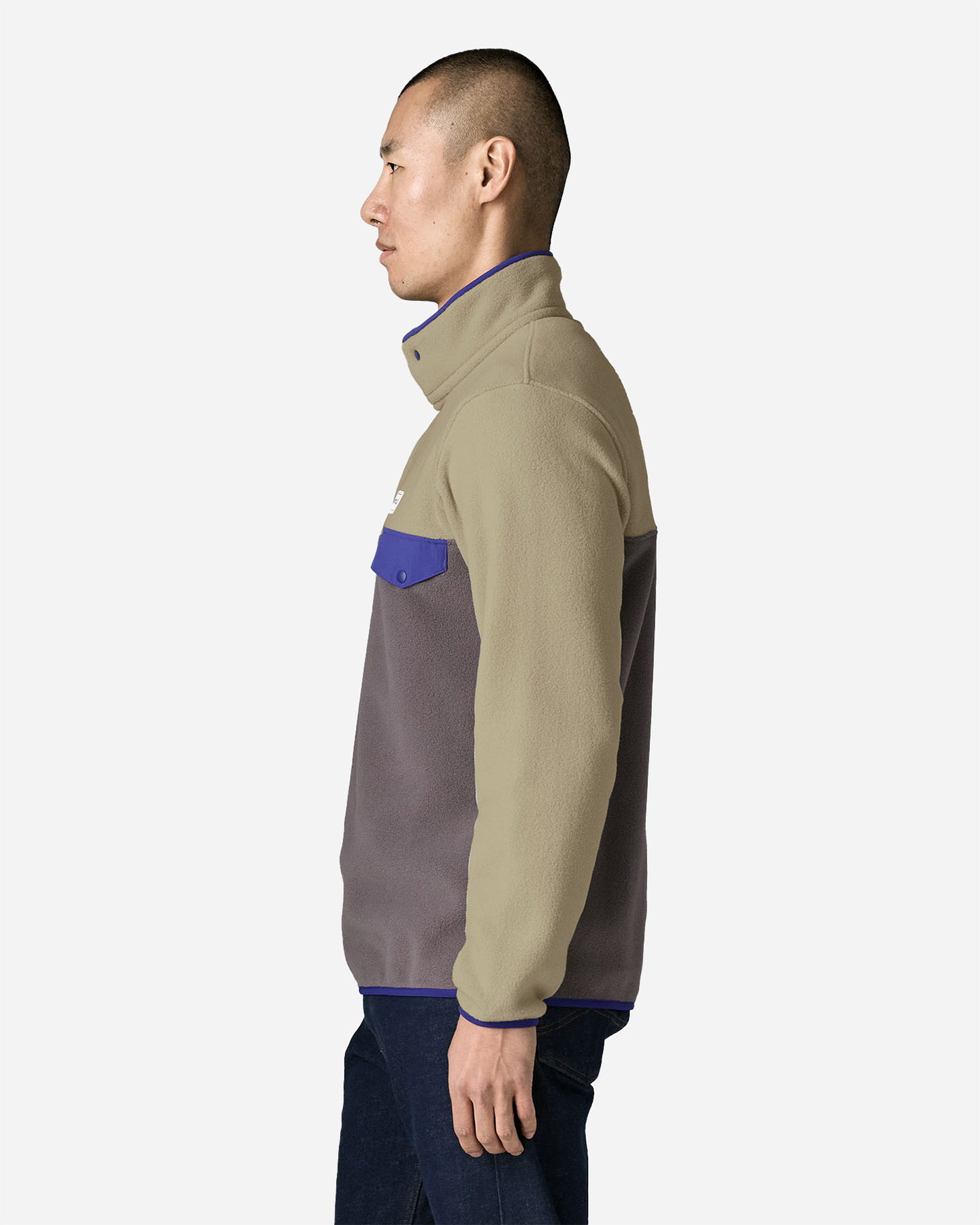 Pile PATAGONIA LIGHTWEIGHT SYNCHILLA SNAP-T M - Grigio - 2 | Cisalfa Sport