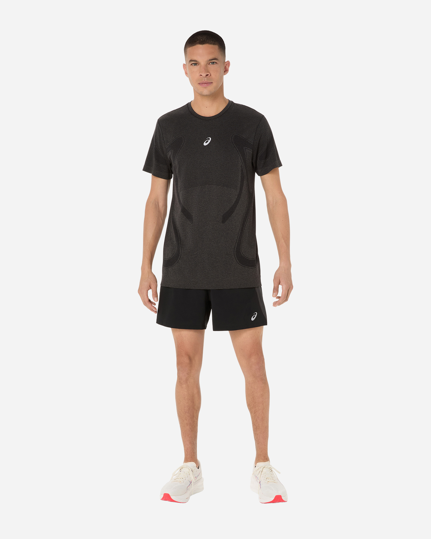 T-shirt running ASICS ROAD M - Nero - 3 | Cisalfa Sport