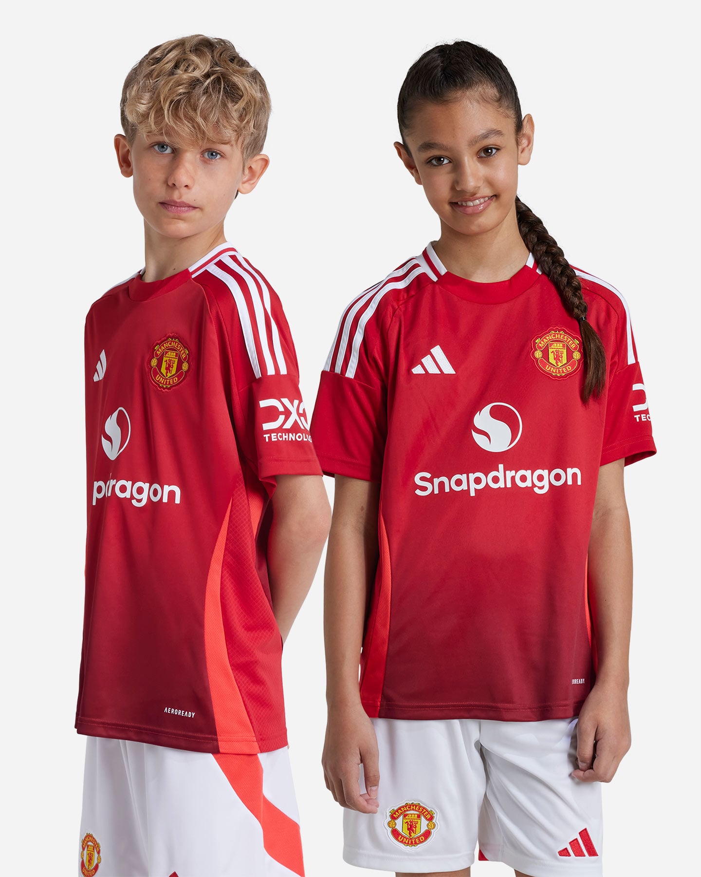 Maglia calcio ufficiale ADIDAS MANCHESTER UNITED HOME 24-25 JR - Color mix - 2 | Cisalfa Sport