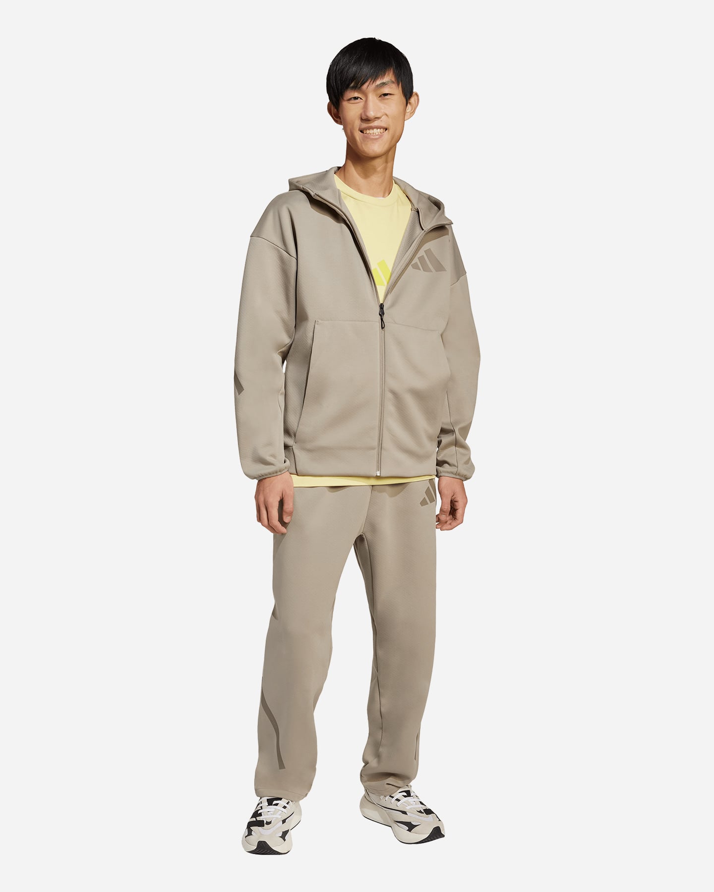 Pantalone ADIDAS Z.N.E. M - Beige - 5 | Cisalfa Sport