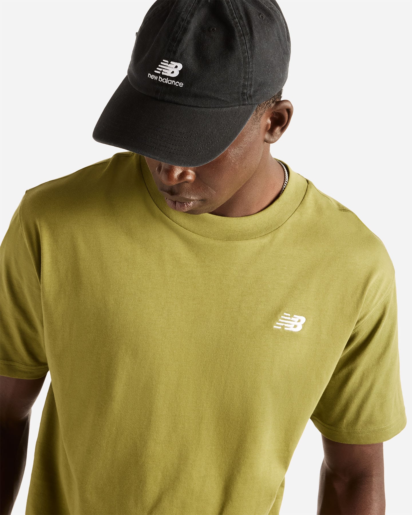 T-shirt NEW BALANCE SMALL LOGO SPORT ESSENTIAL M - Verde - 2 | Cisalfa Sport