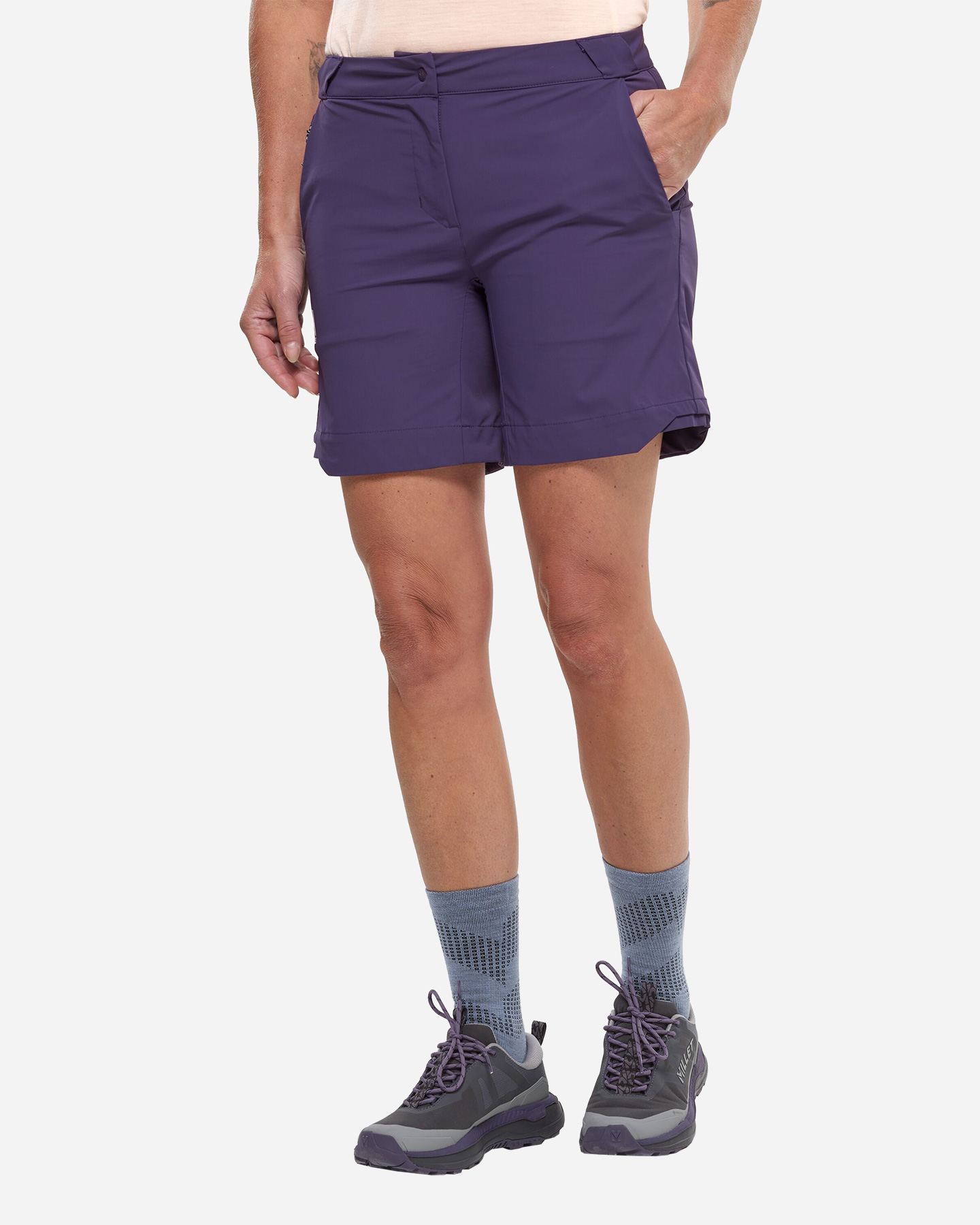 Pantaloncini MILLET UBIC STRETCH W - Viola - 1 | Cisalfa Sport