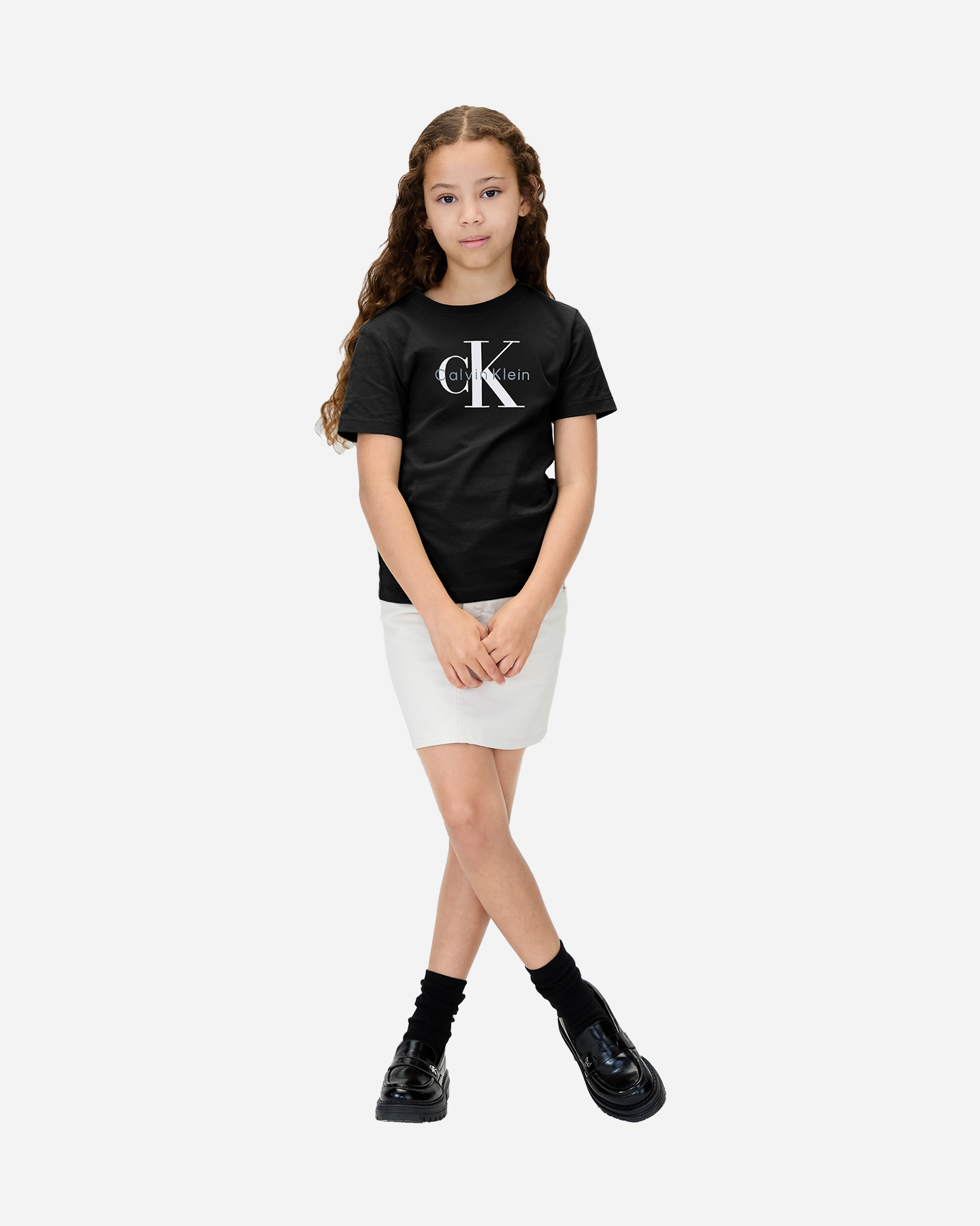 T-shirt CALVIN KLEIN JEANS MONOGRAM JR - Nero - 2 | Cisalfa Sport
