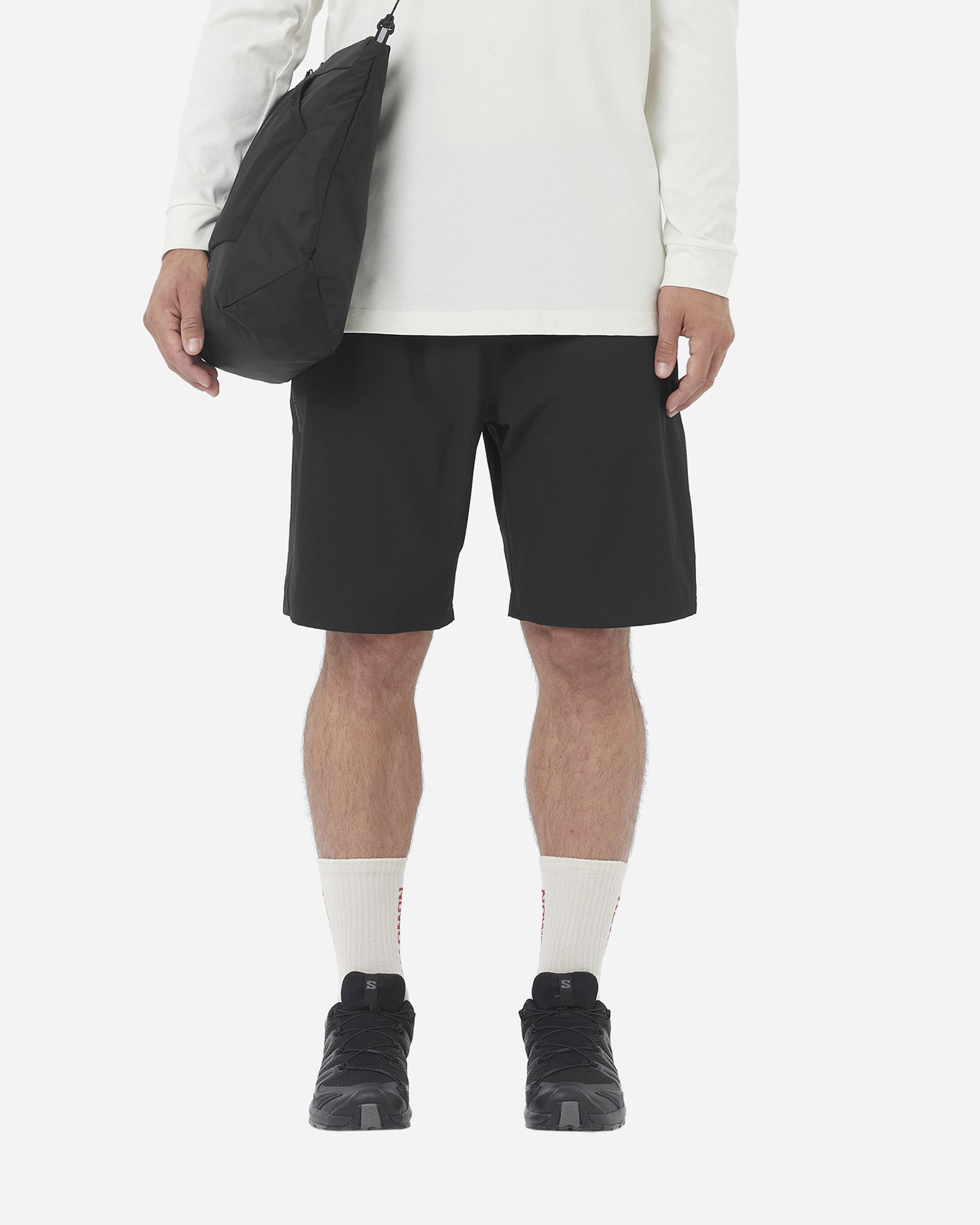Pantaloncini SALOMON WAYFARER 2.0 M - Nero - 1 | Cisalfa Sport