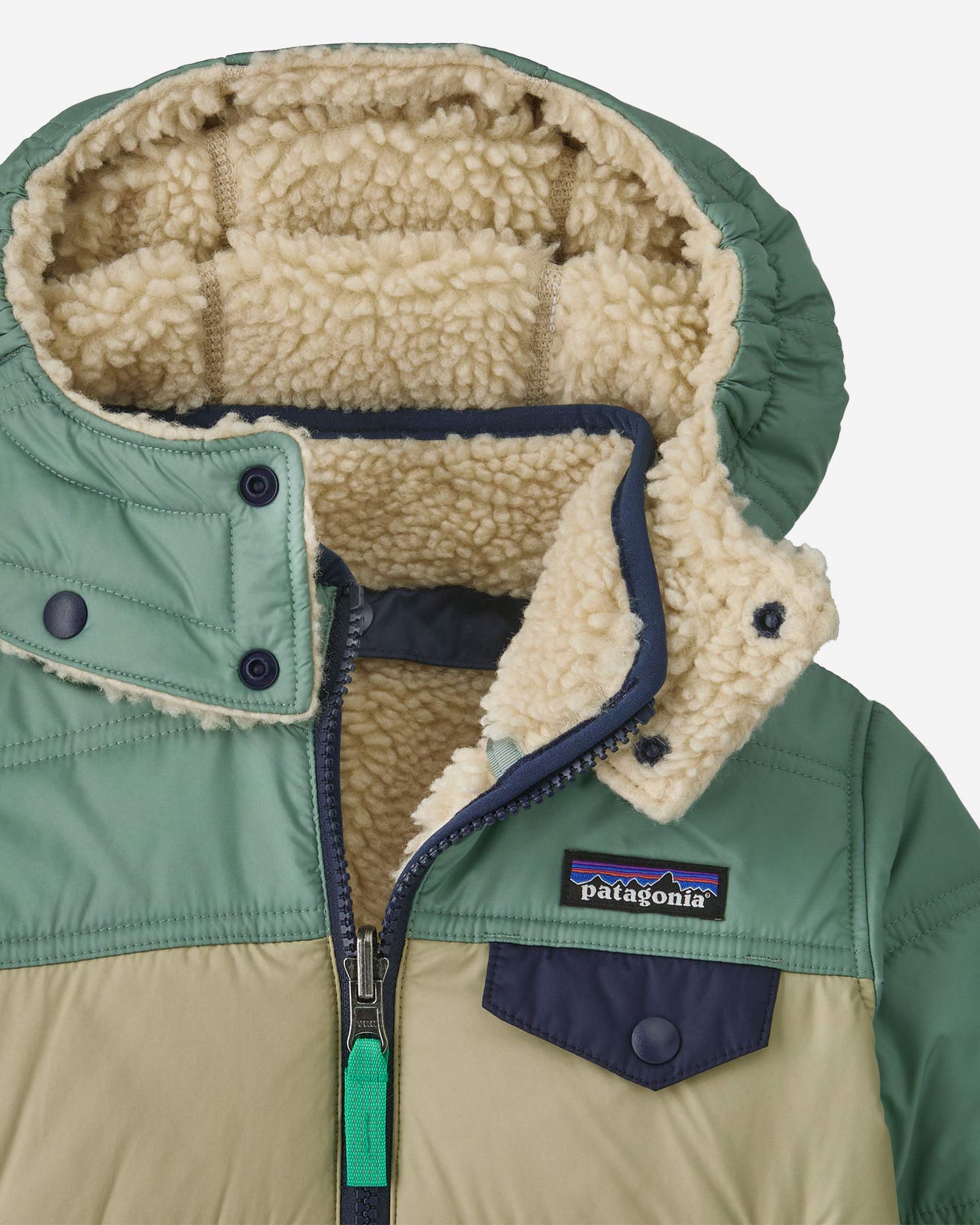 Giacca outdoor PATAGONIA REVERSIBLE TRIBBLES JR - Beige - 5 | Cisalfa Sport