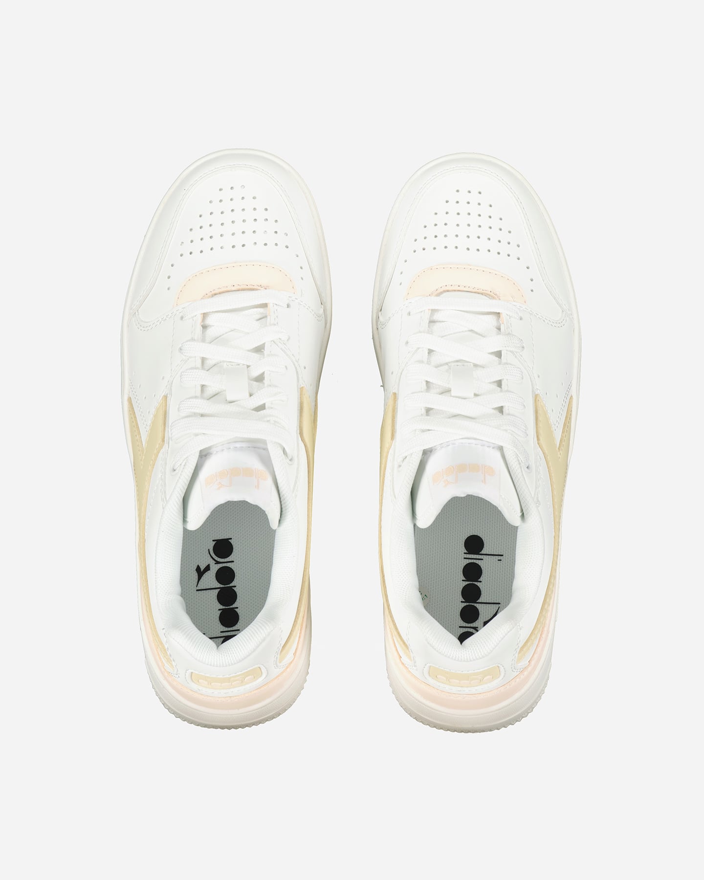 Scarpe sneakers DIADORA JUMPER W - Bianco - 3 | Cisalfa Sport