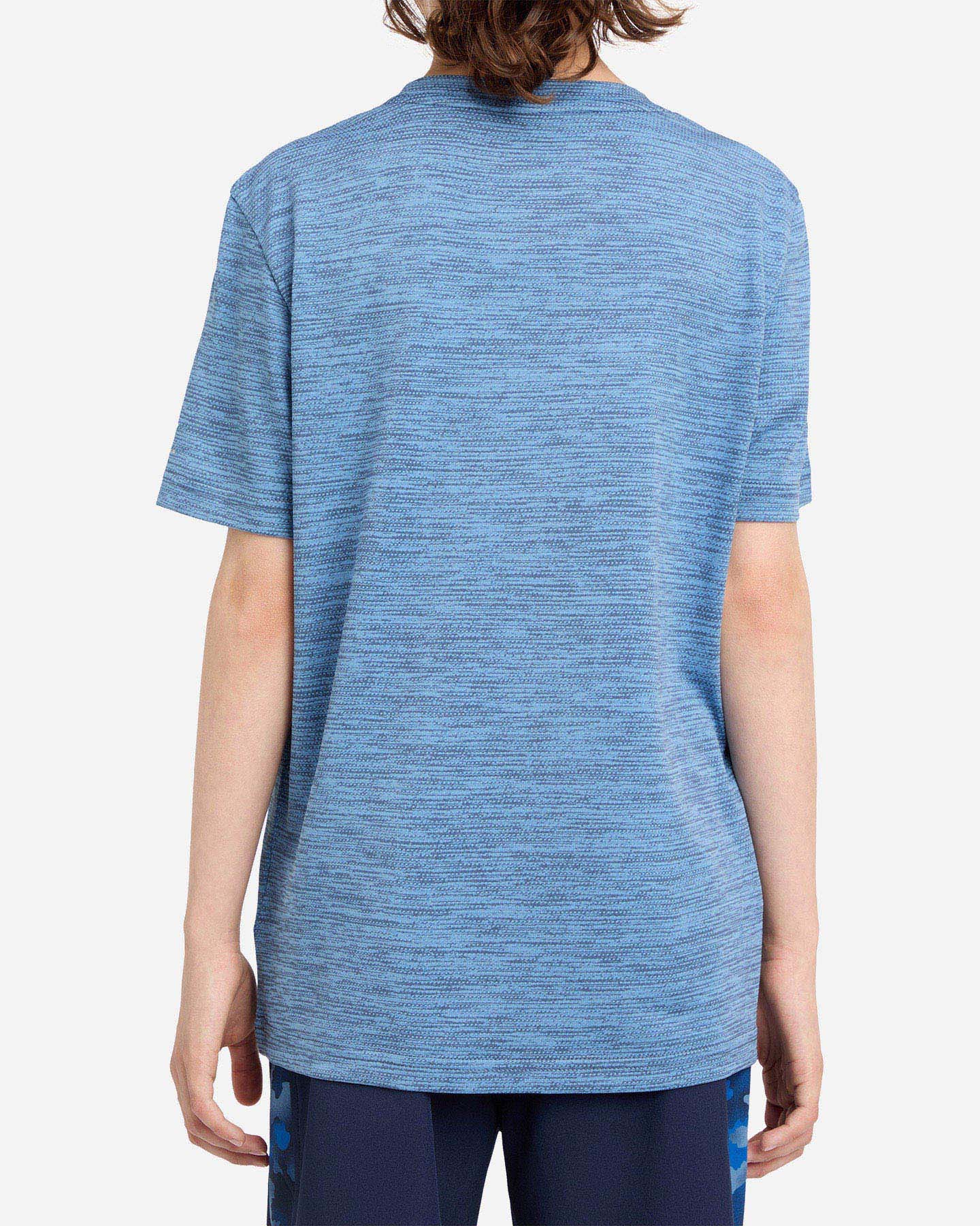 T-shirt ENERGETICS MELANGE JR - Blu - 2 | Cisalfa Sport